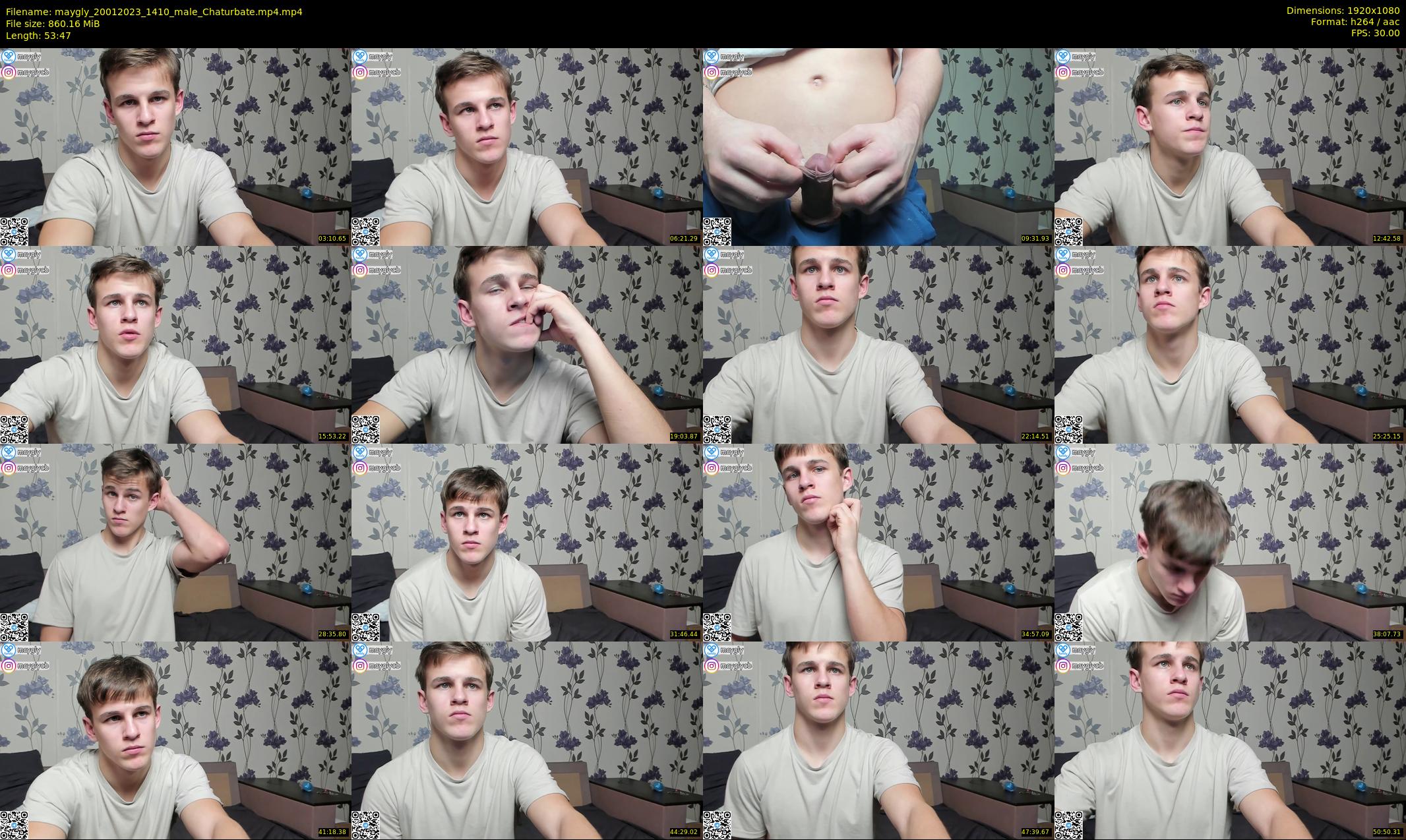 maygly — 54 minute Chaturbate male cam show recording, 1080p, Jan 20, 2023