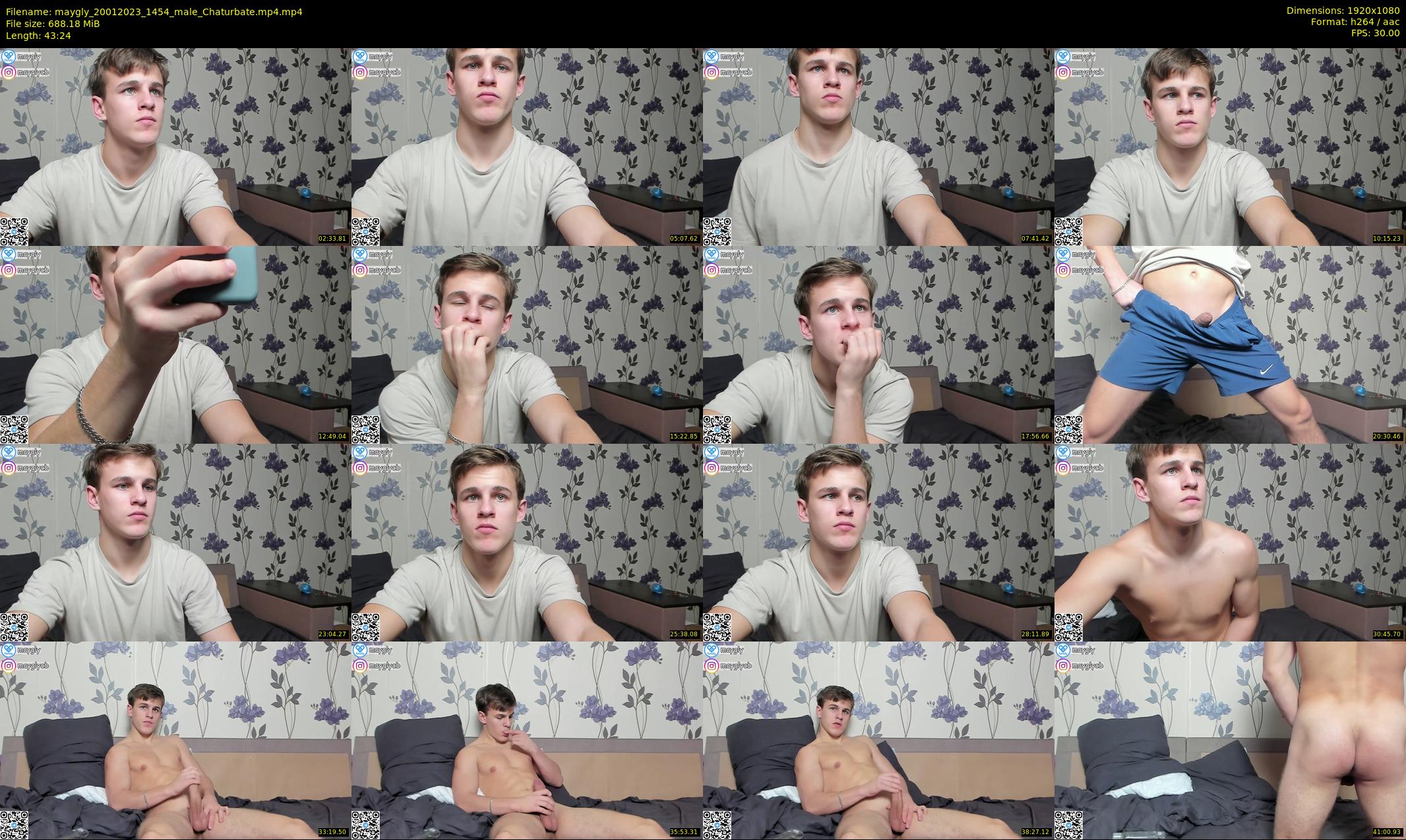maygly — 44 minute Chaturbate male cam show recording, 1080p, Jan 20, 2023