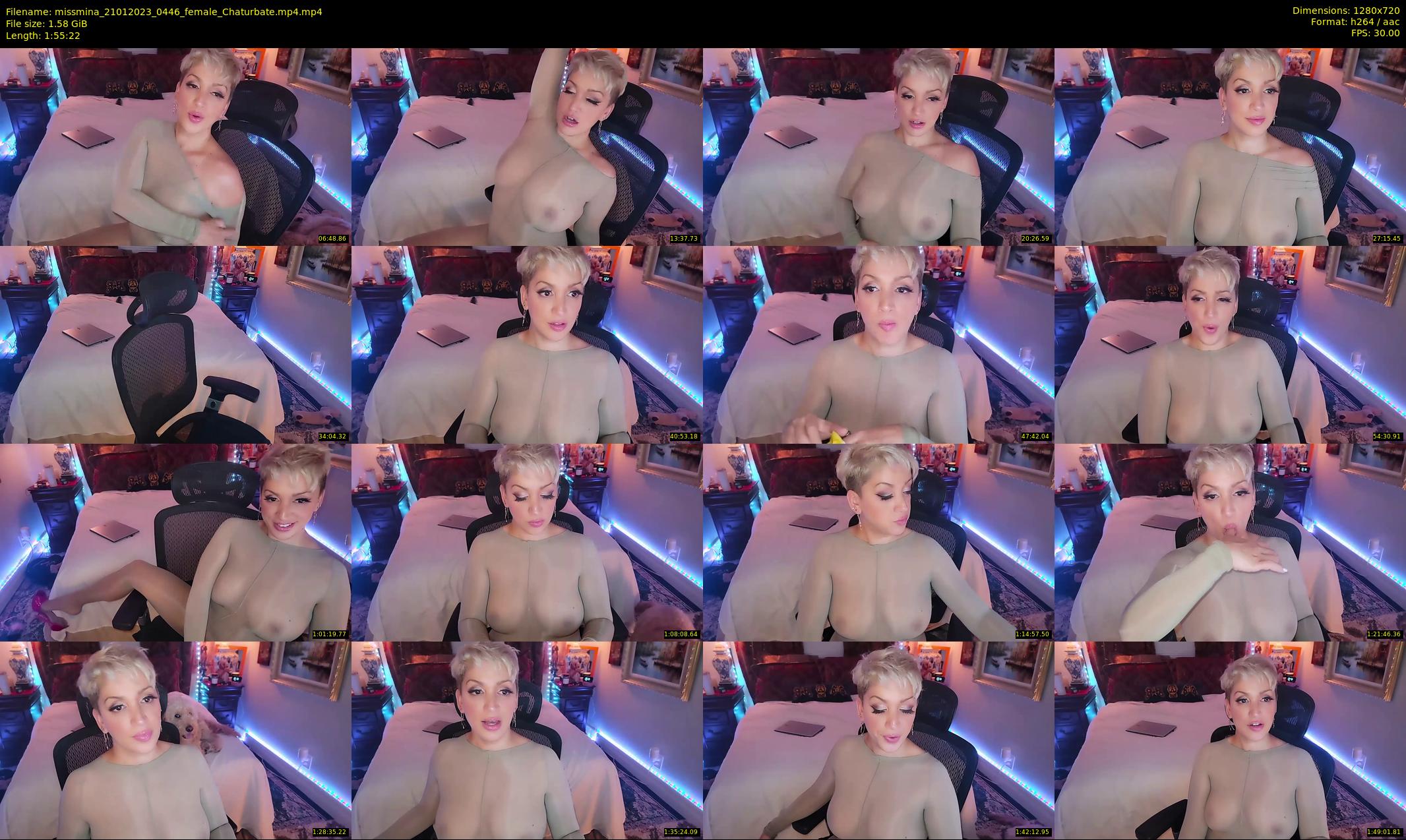 missmina — 116 minute Chaturbate female cam show recording, 720p, Jan 21, 2023