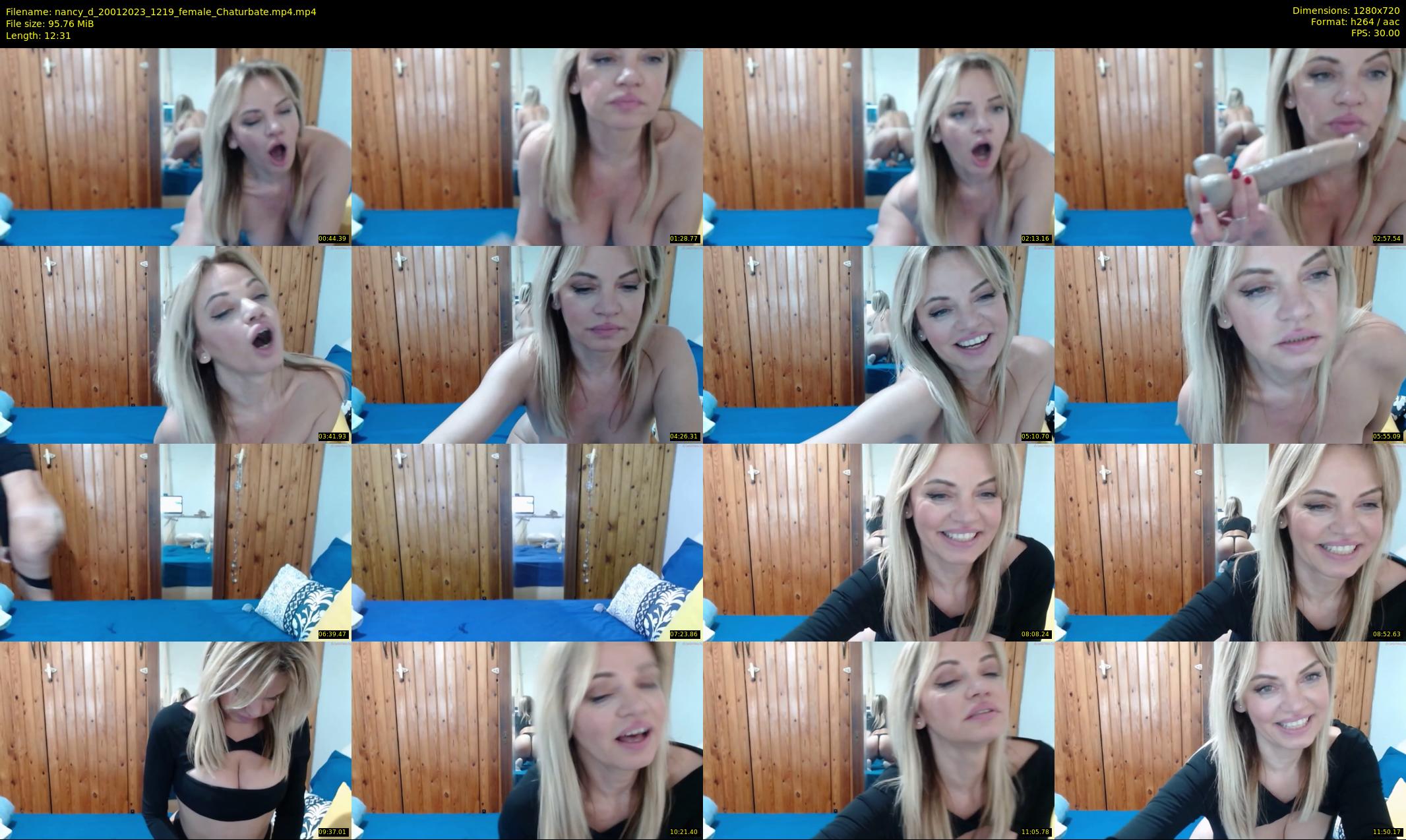 nancy_d — 13 minute Chaturbate female cam show recording, 720p, Jan 20, 2023