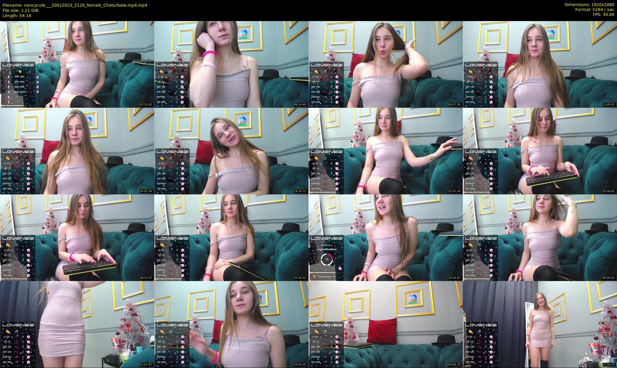 nancycute__ — 55 minute Chaturbate female cam show recording, 1080p, Jan 20, 2023