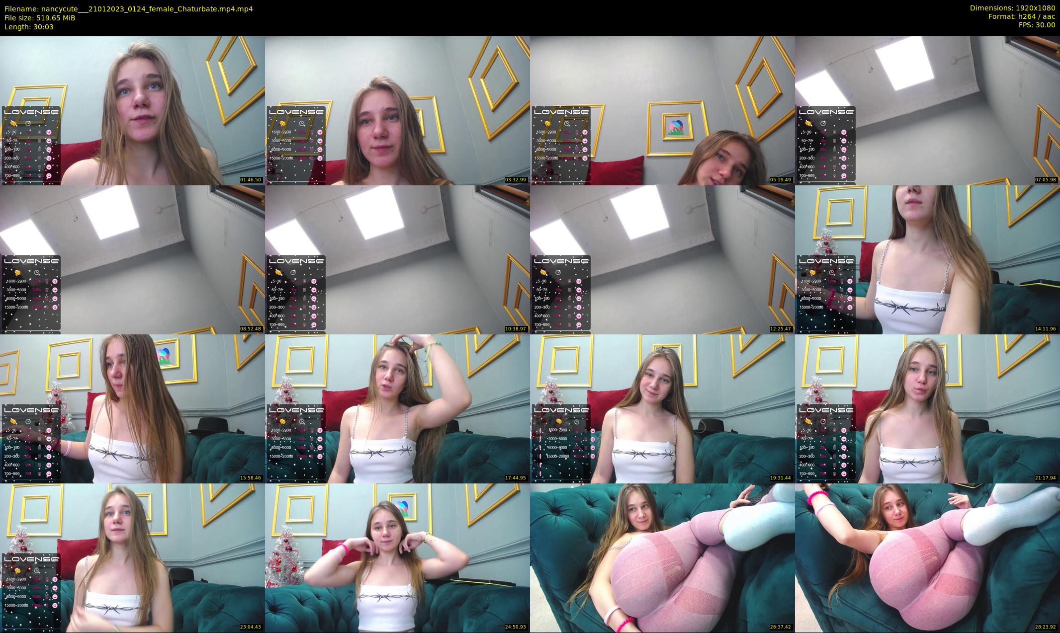 nancycute__ — 31 minute Chaturbate female cam show recording, 1080p, Jan 21, 2023