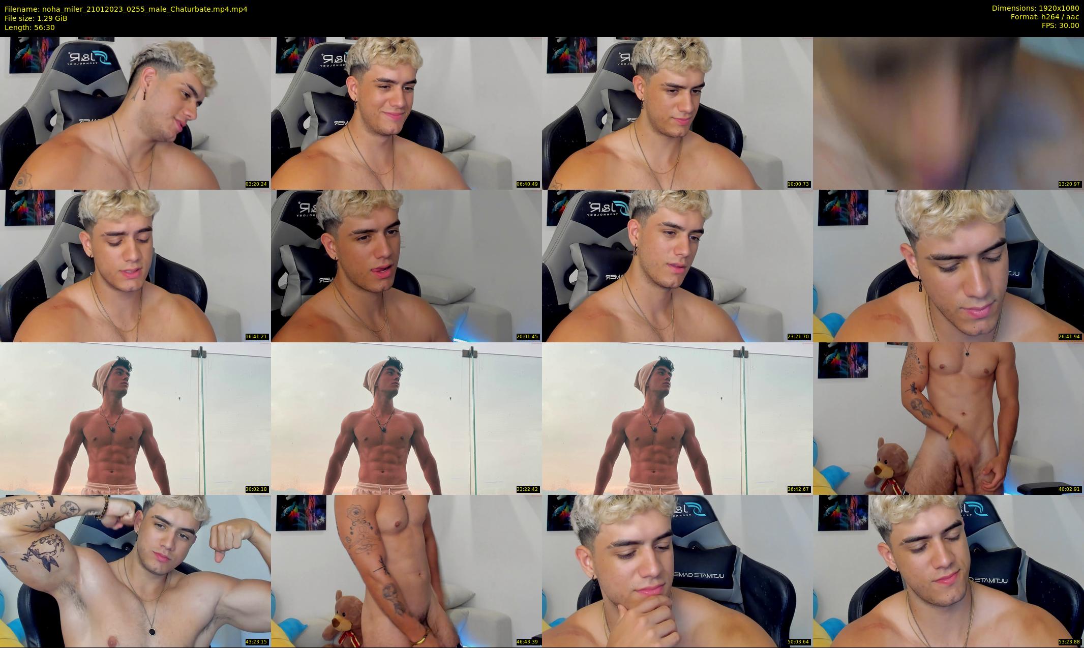 noha_miler — 57 minute Chaturbate male cam show recording, 1080p, Jan 21, 2023