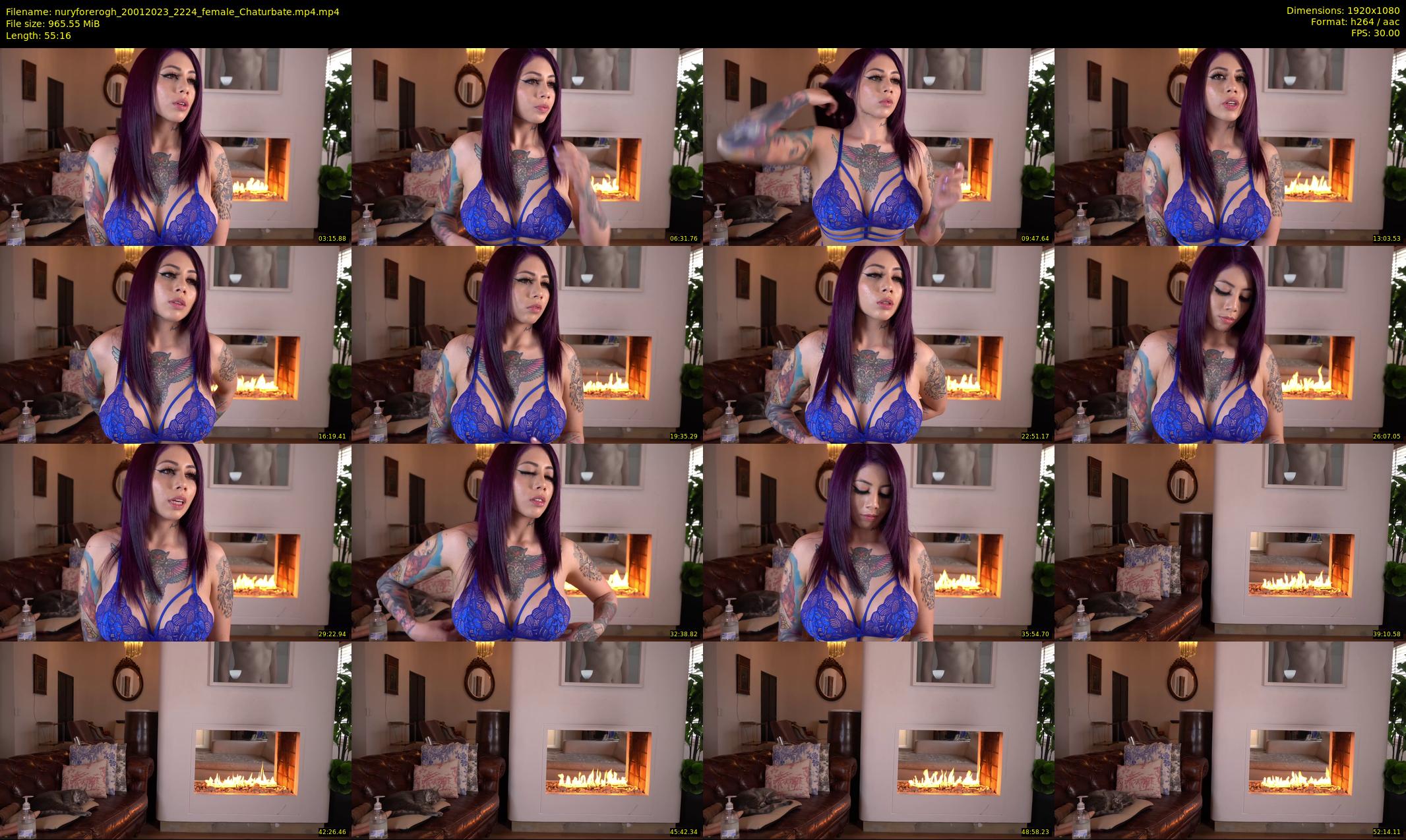 nuryforerogh — 56 minute Chaturbate female cam show recording, 1080p, Jan 20, 2023