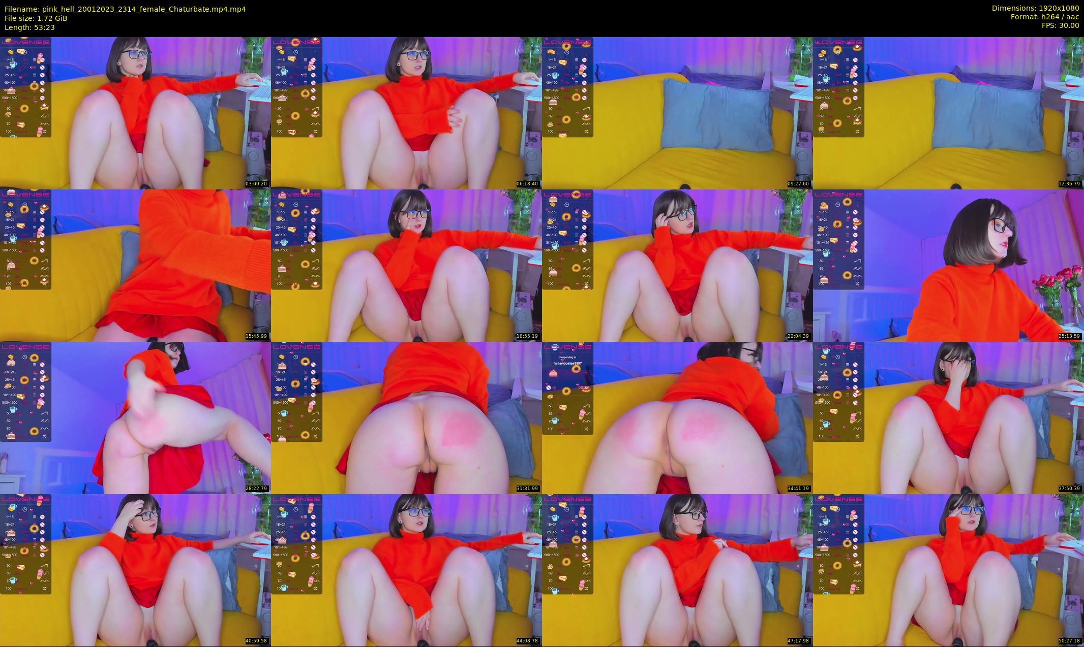 pink_hell — 54 minute Chaturbate female cam show recording, 1080p, Jan 20, 2023