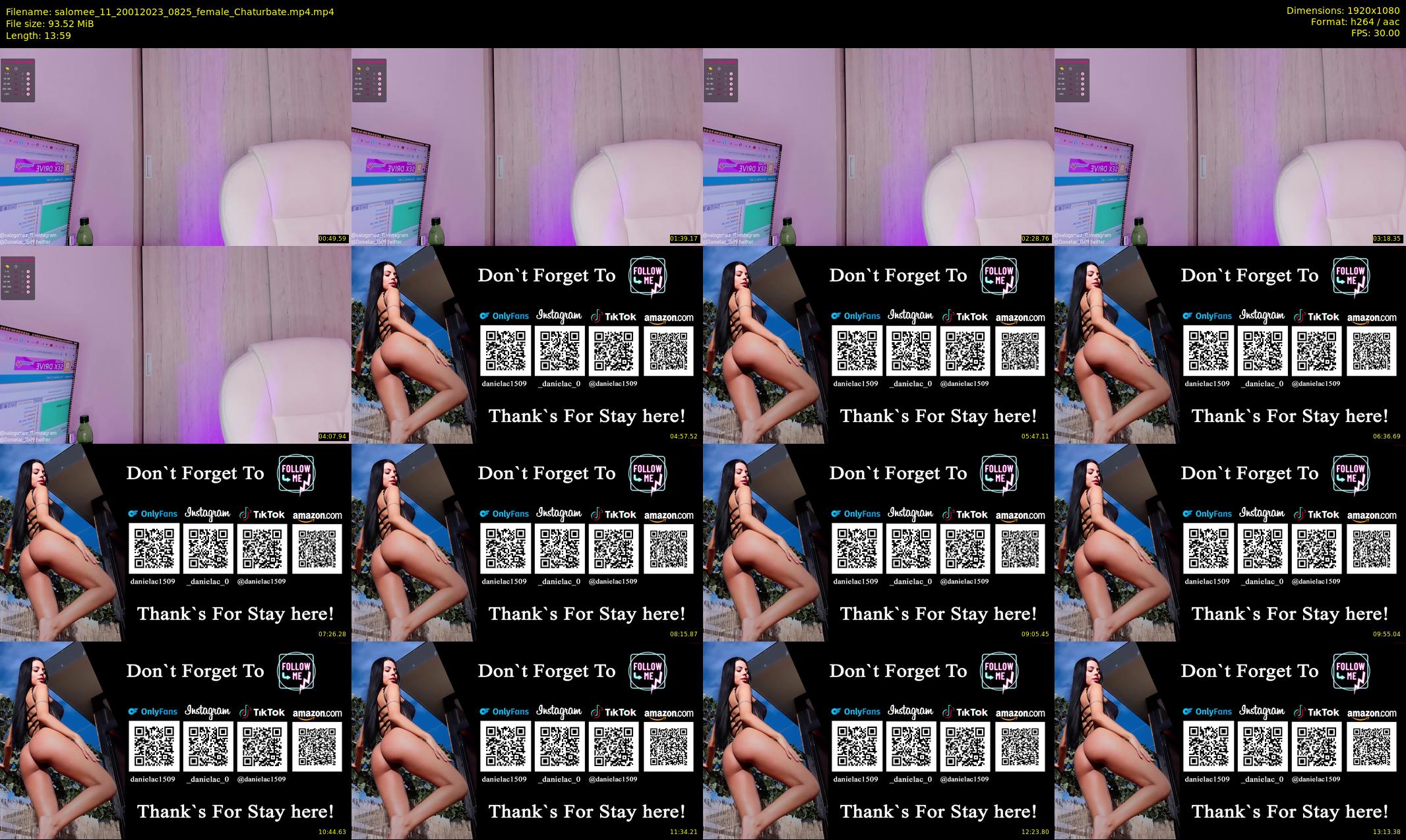salomee_11 — 14 minute Chaturbate female cam show recording, 1080p, Jan 20, 2023
