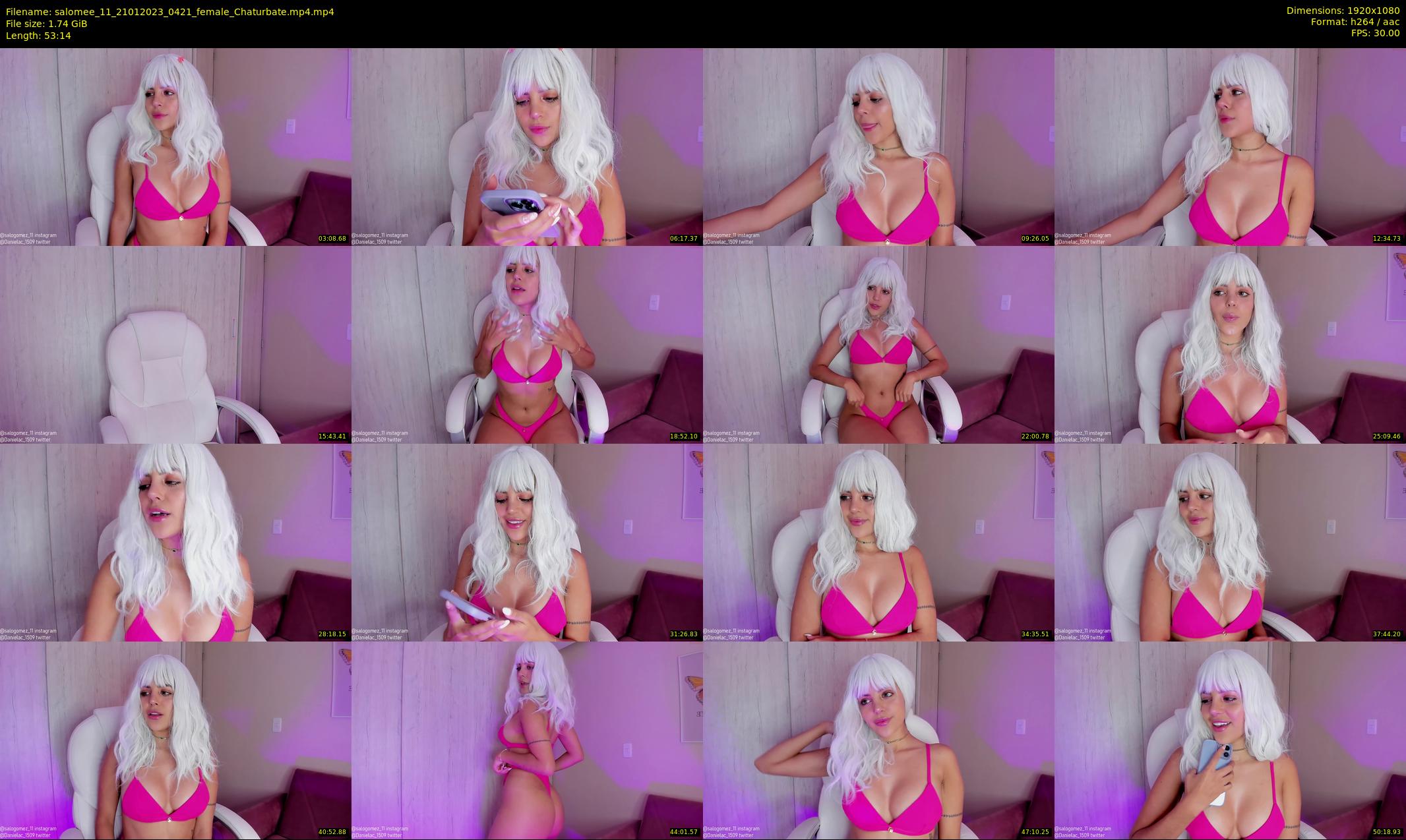 salomee_11 — 54 minute Chaturbate female cam show recording, 1080p, Jan 21, 2023