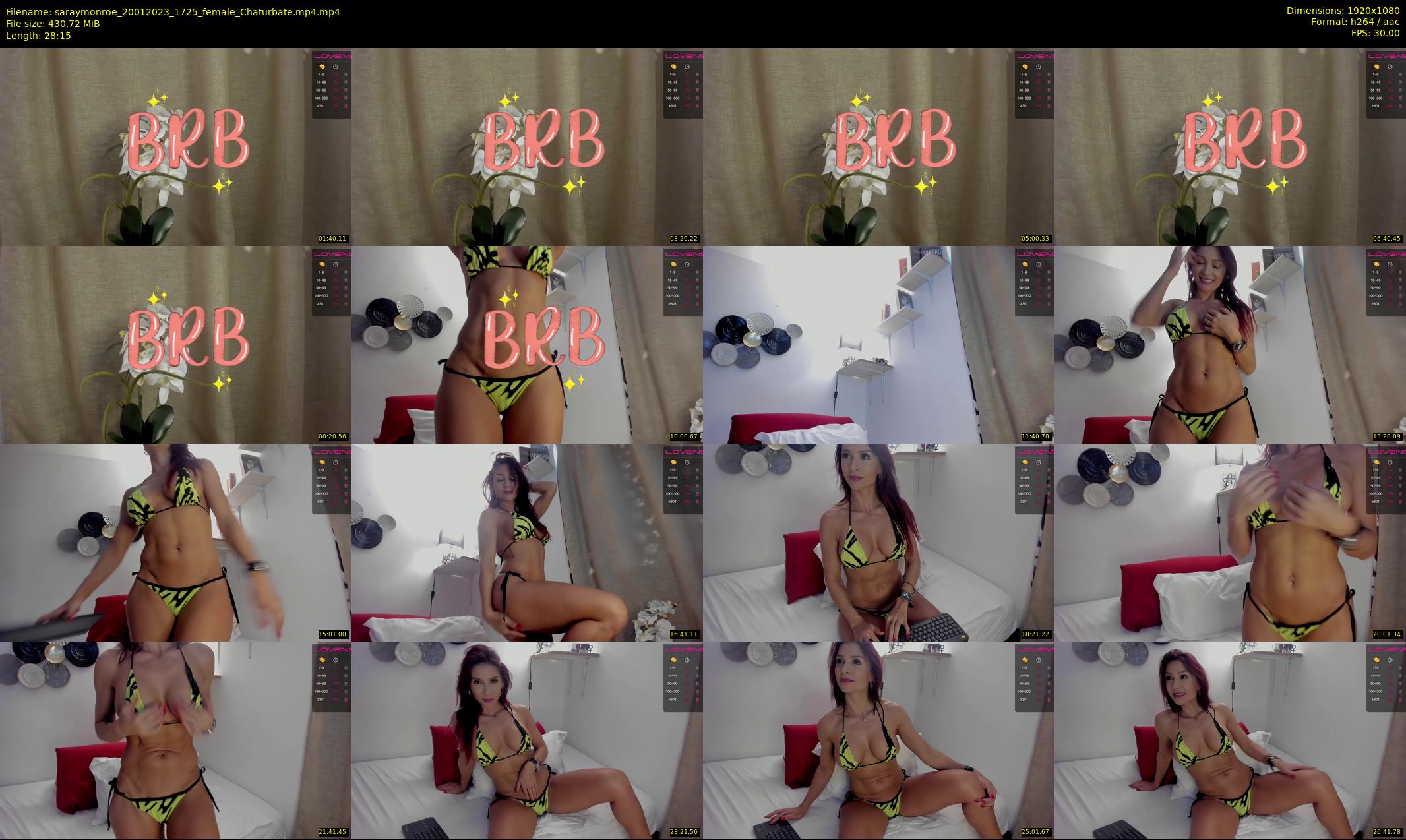 saraymonroe — 29 minute Chaturbate female cam show recording, 1080p, Jan 20, 2023