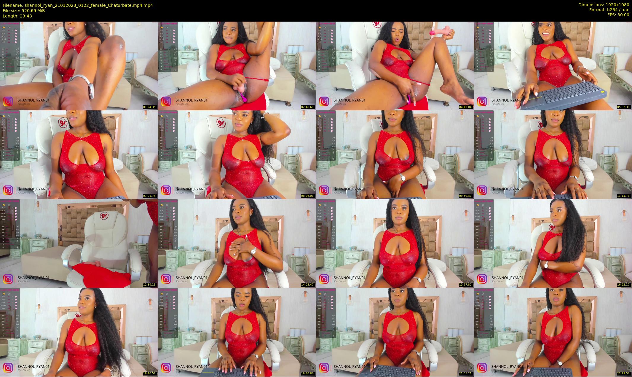 shannol_ryan — 24 minute Chaturbate female cam show recording, 1080p, Jan 21, 2023