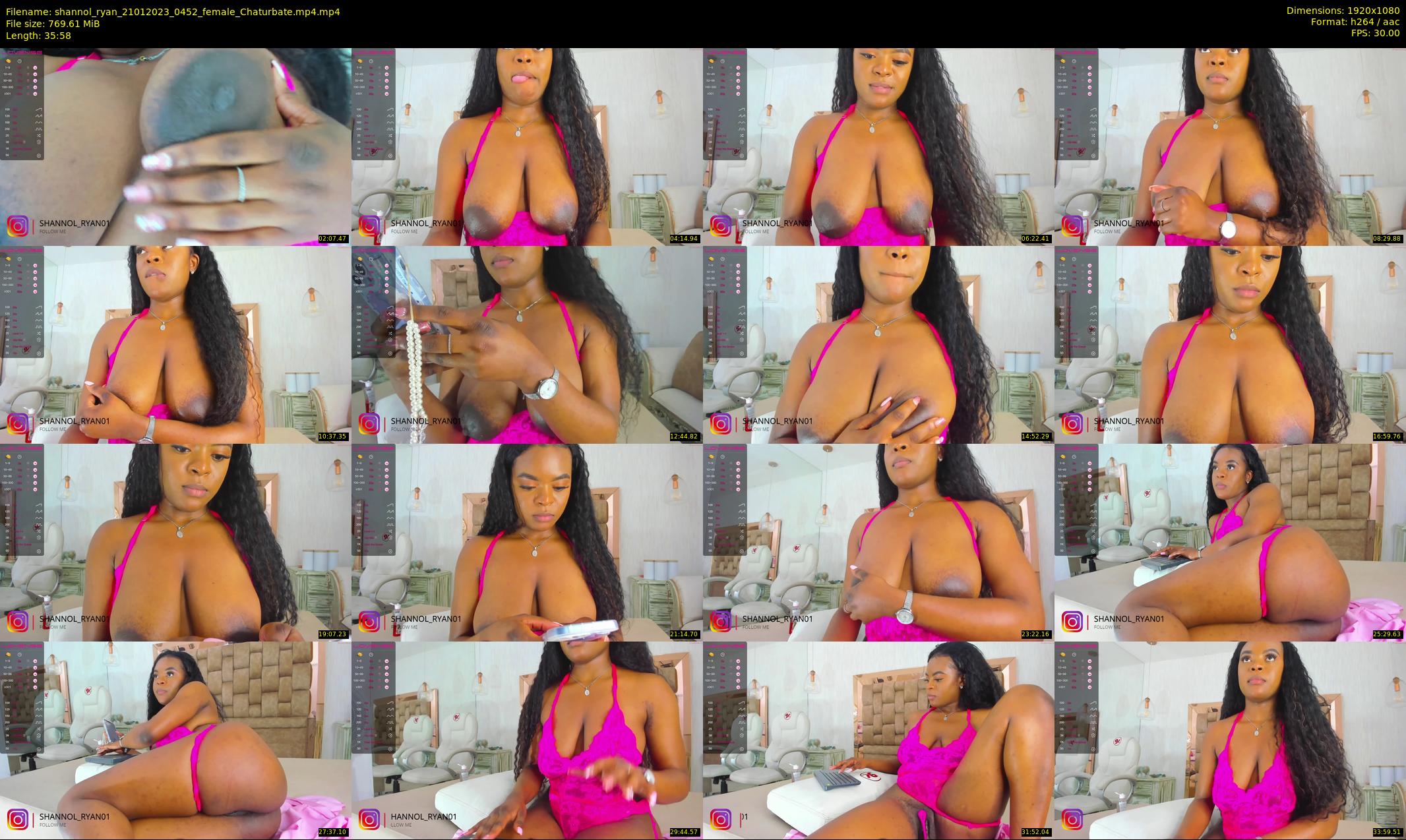 shannol_ryan — 36 minute Chaturbate female cam show recording, 1080p, Jan 21, 2023