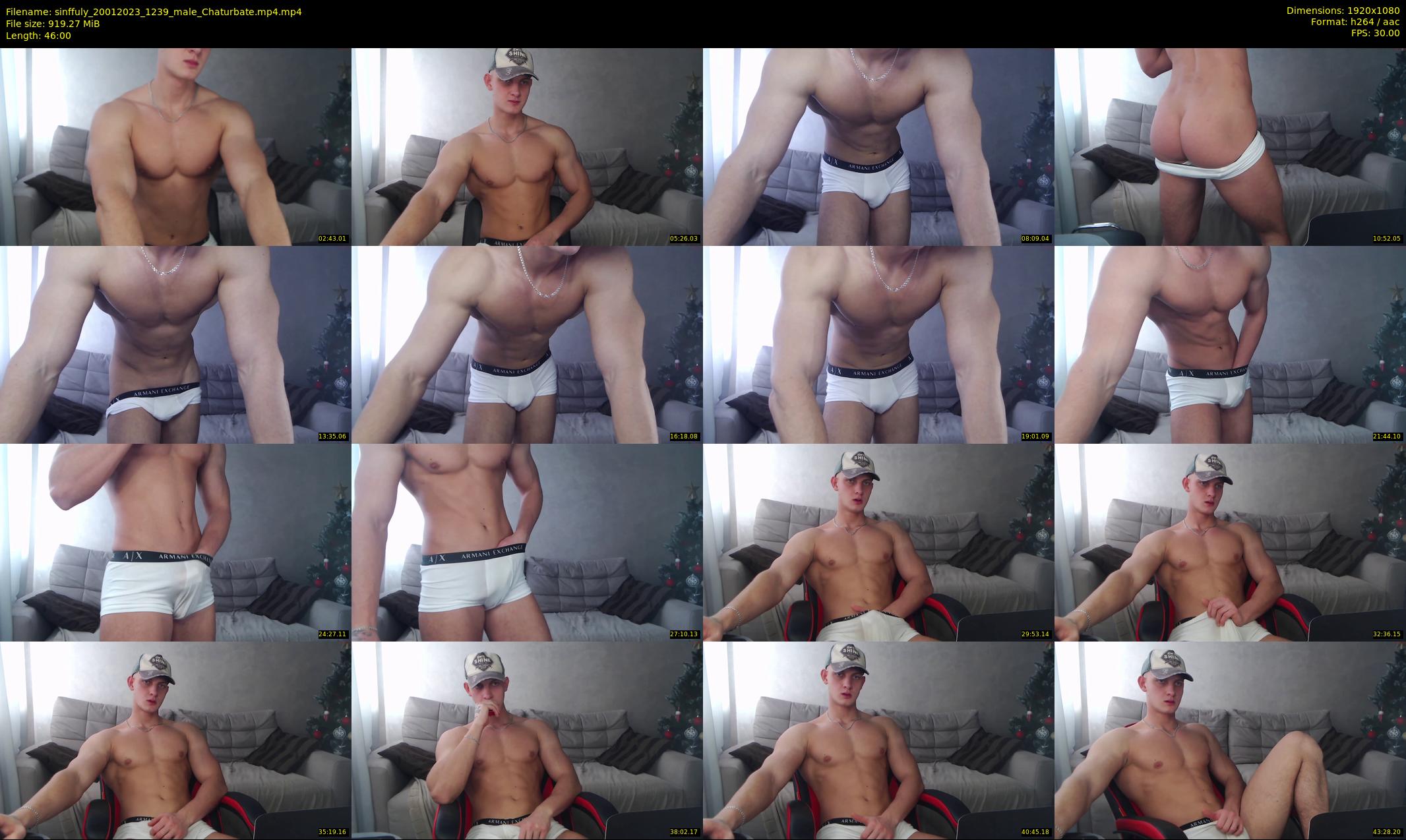 sinffuly — 46 minute Chaturbate male cam show recording, 1080p, Jan 20, 2023