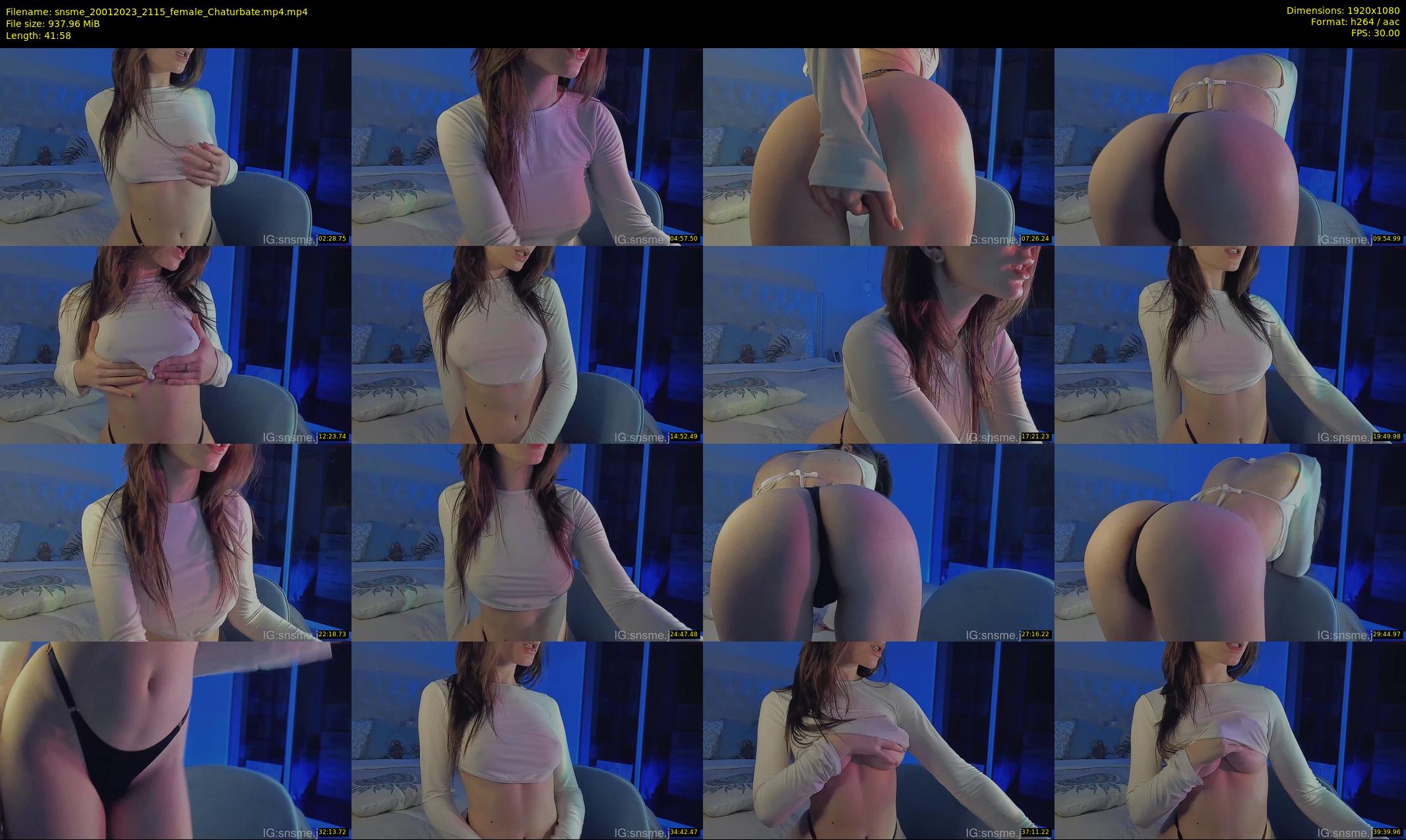 snsme — 42 minute Chaturbate female cam show recording, 1080p, Jan 20, 2023