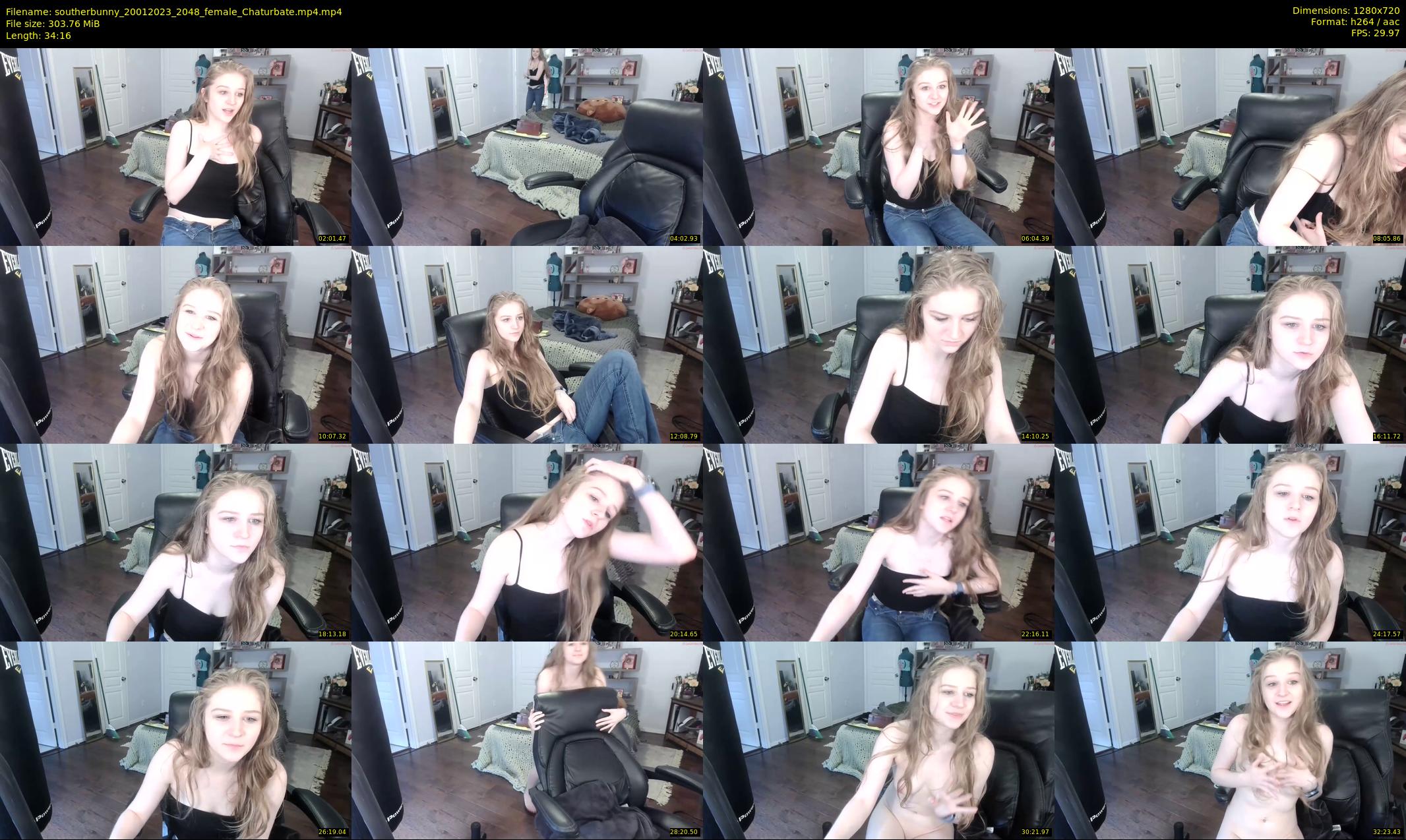 southerbunny — 35 minute Chaturbate female cam show recording, 720p, Jan 20, 2023