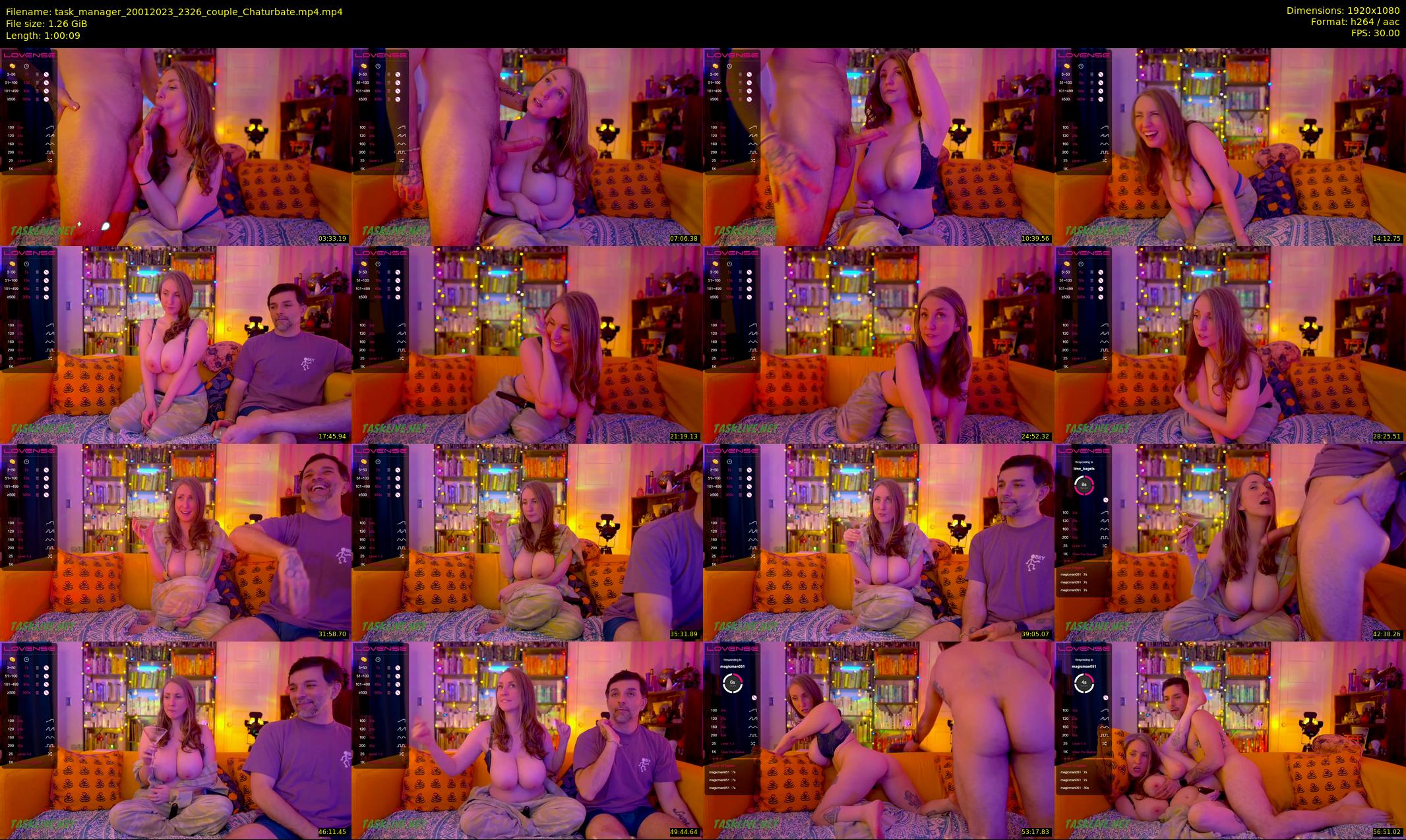 task_manager — 61 minute Chaturbate couple cam show recording, 1080p, Jan 20, 2023