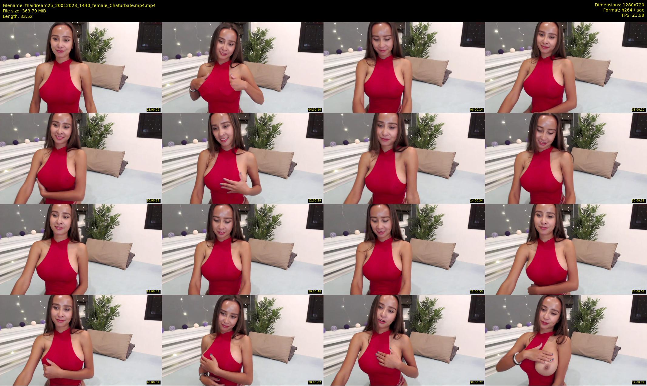thaidream25 — 34 minute Chaturbate female cam show recording, 720p, Jan 20, 2023
