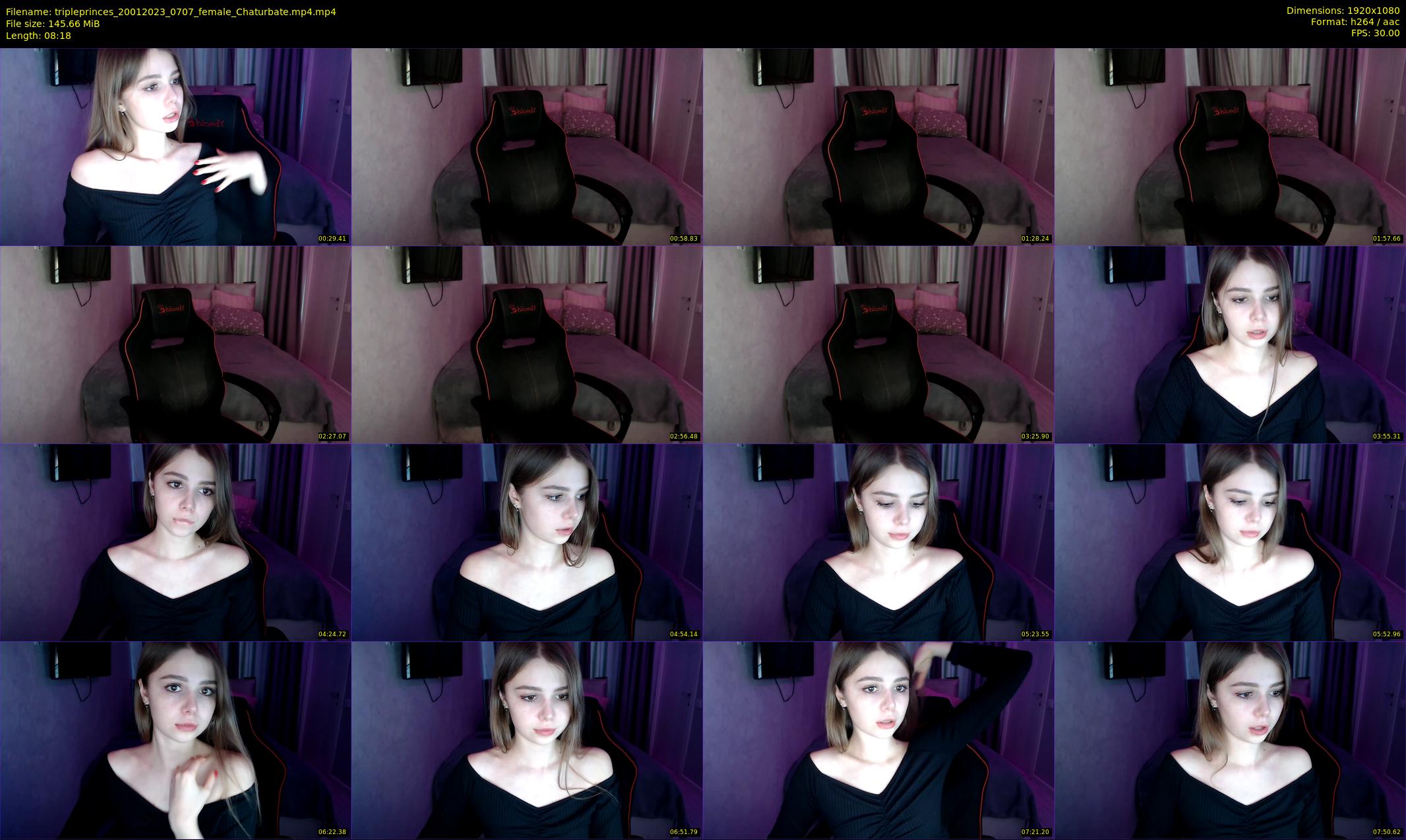 tripleprinces — 9 minute Chaturbate female cam show recording, 1080p, Jan 20, 2023
