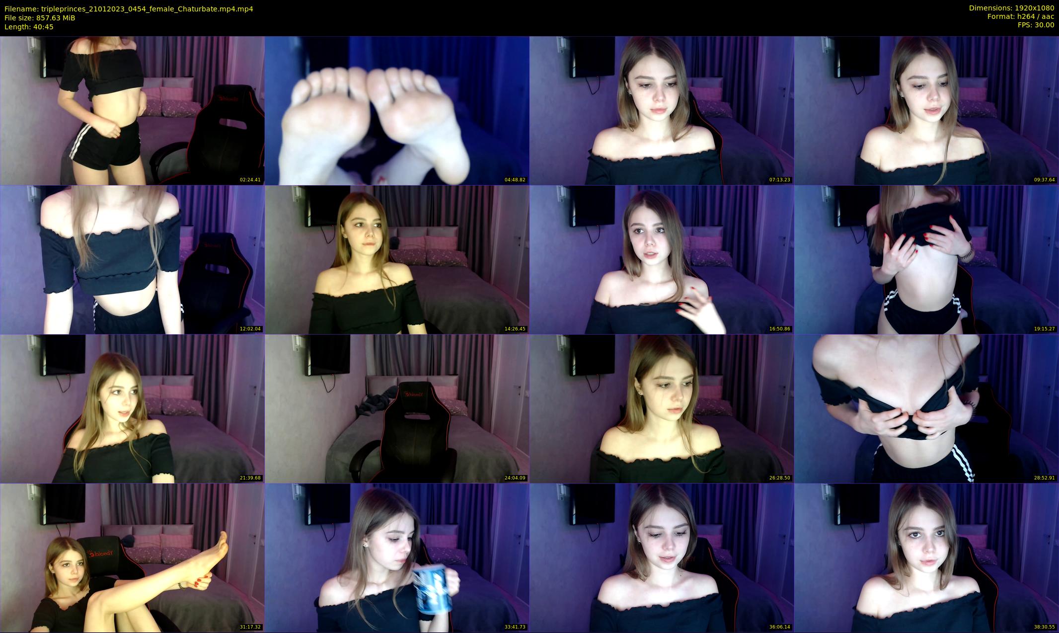 tripleprinces — 41 minute Chaturbate female cam show recording, 1080p, Jan 21, 2023