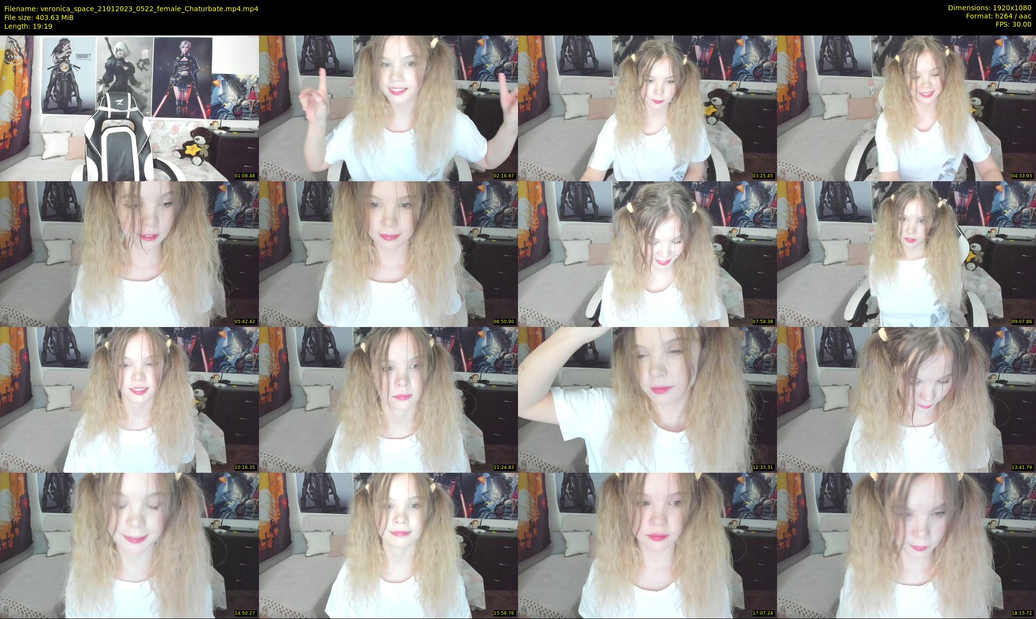 veronica_space — 20 minute Chaturbate female cam show recording, 1080p, Jan 21, 2023