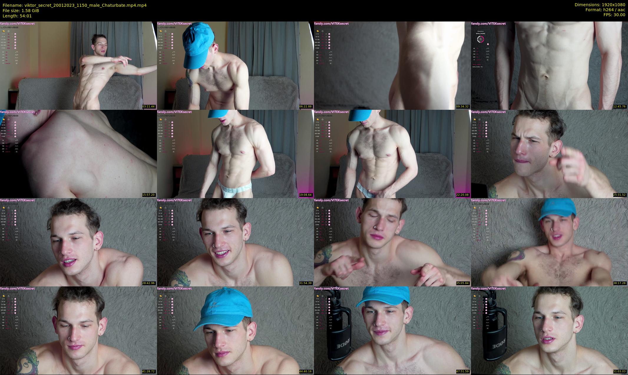 viktor_secret — 55 minute Chaturbate male cam show recording, 1080p, Jan 20, 2023