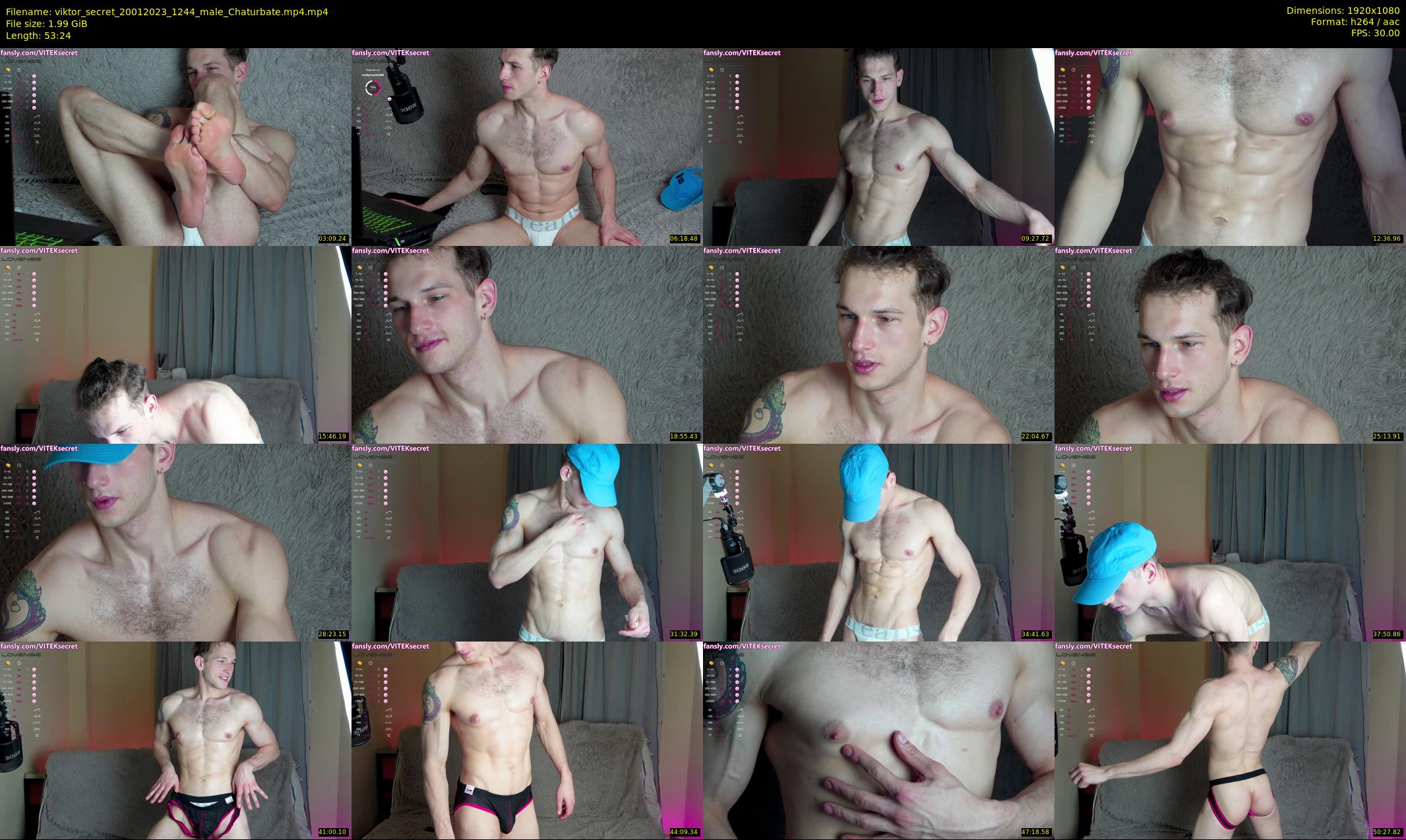 viktor_secret — 54 minute Chaturbate male cam show recording, 1080p, Jan 20, 2023