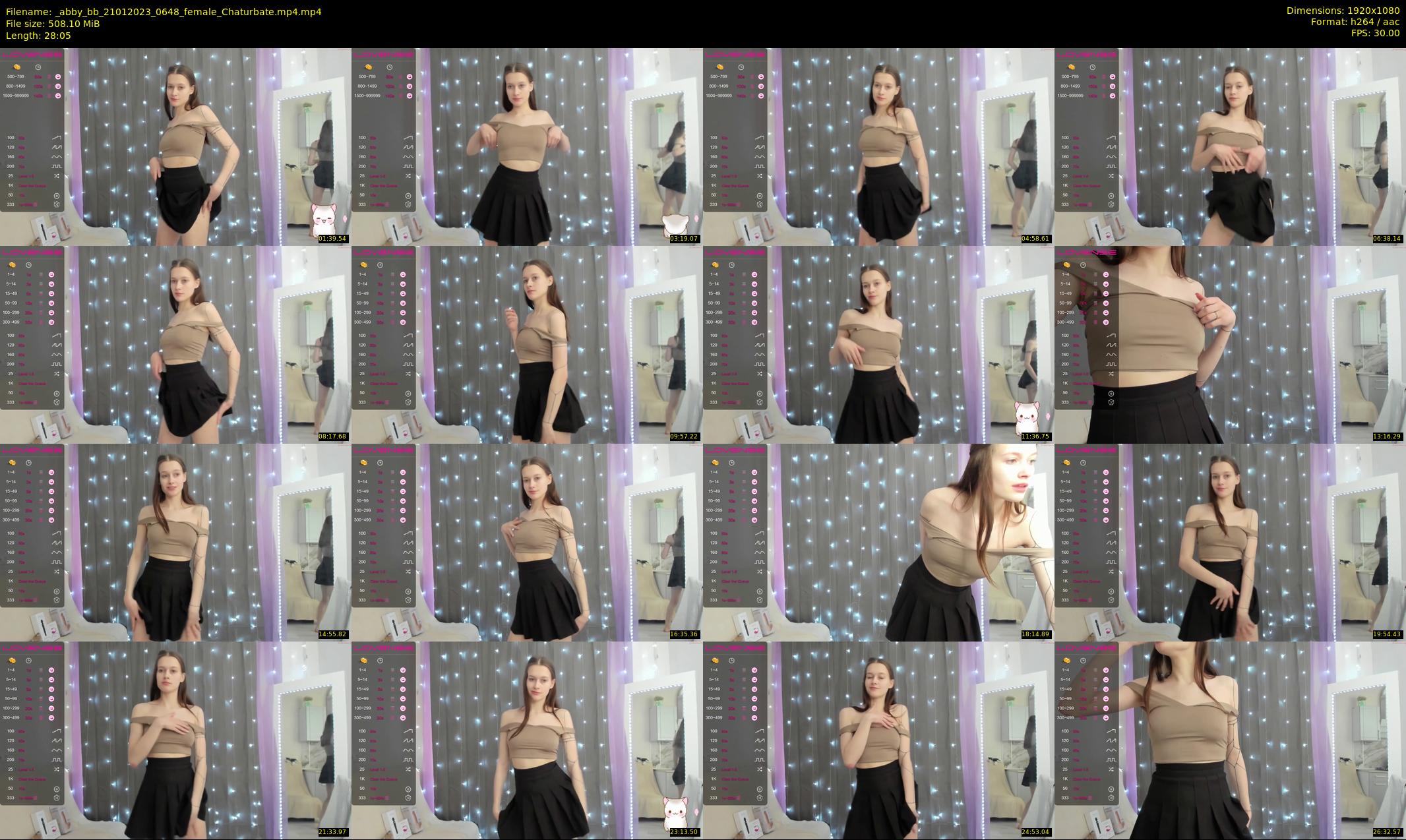 _abby_bb — 29 minute Chaturbate female cam show recording, 1080p, Jan 21, 2023