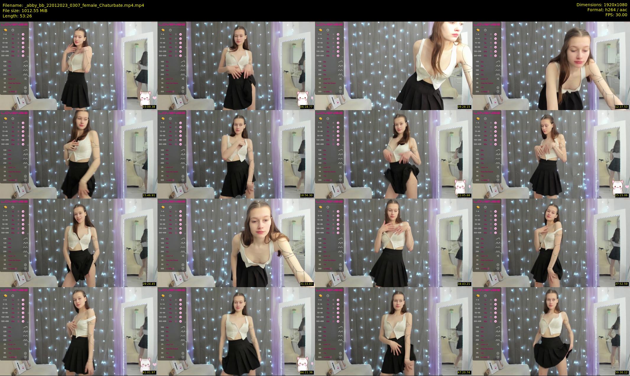 _abby_bb — 54 minute Chaturbate female cam show recording, 1080p, Jan 22, 2023
