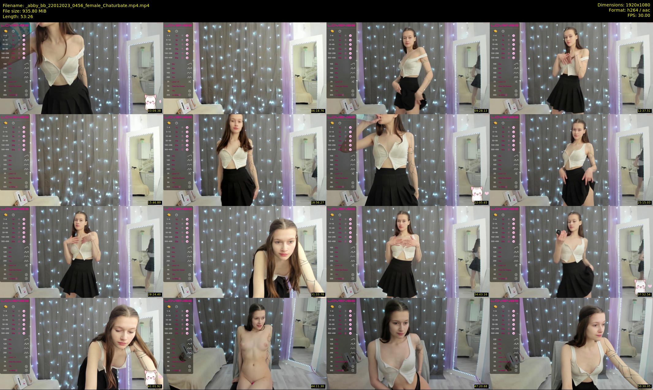 _abby_bb — 54 minute Chaturbate female cam show recording, 1080p, Jan 22, 2023