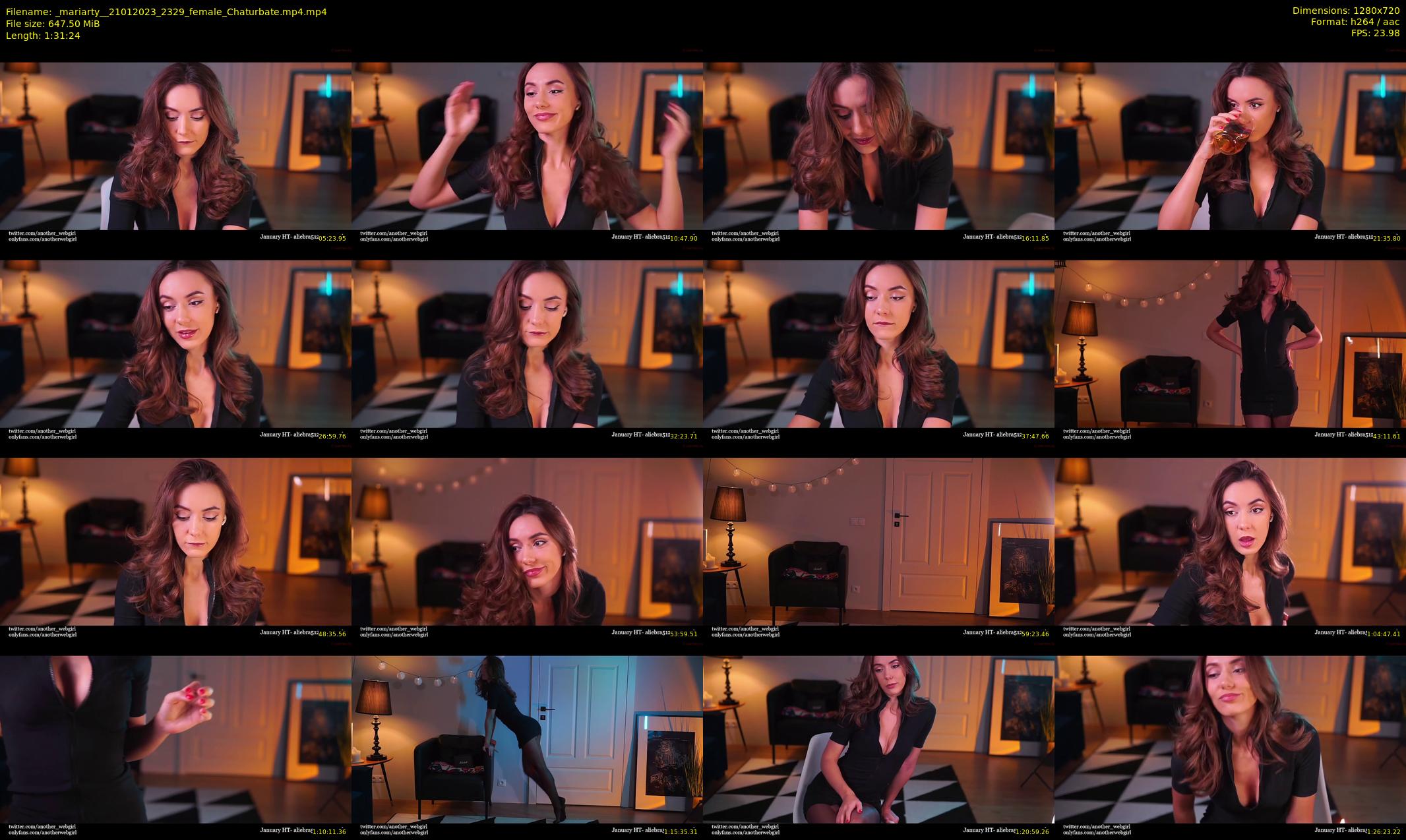 _mariarty_ — 92 minute Chaturbate female cam show recording, 720p, Jan 21, 2023