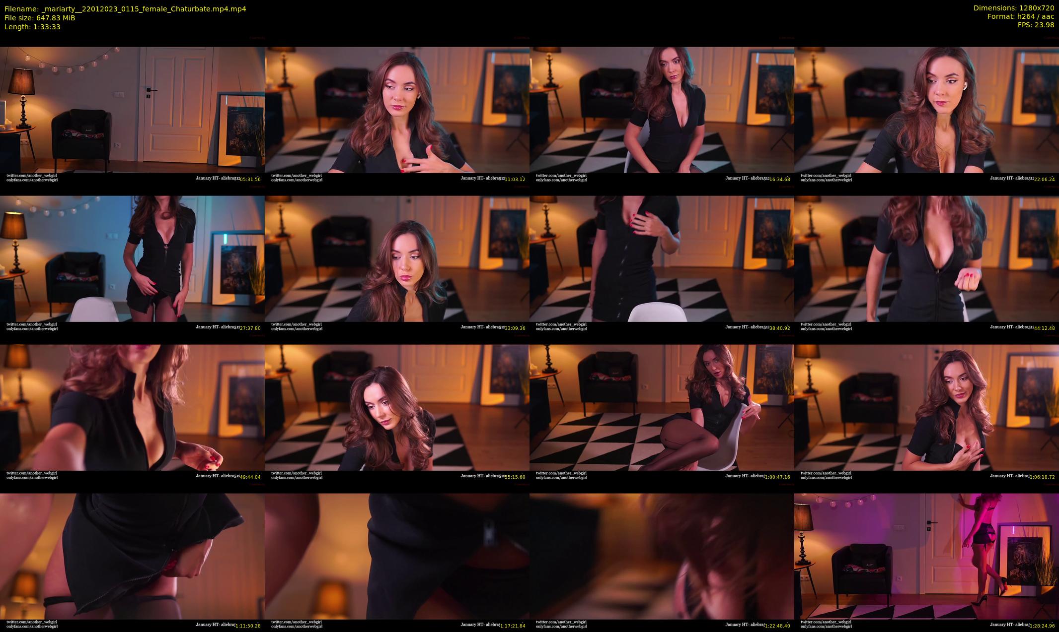 _mariarty_ — 94 minute Chaturbate female cam show recording, 720p, Jan 22, 2023