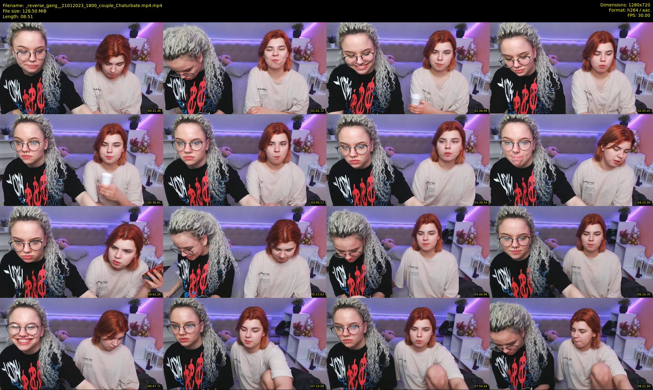 _reverse_gang_ — 9 minute Chaturbate couple cam show recording, 720p, Jan 21, 2023