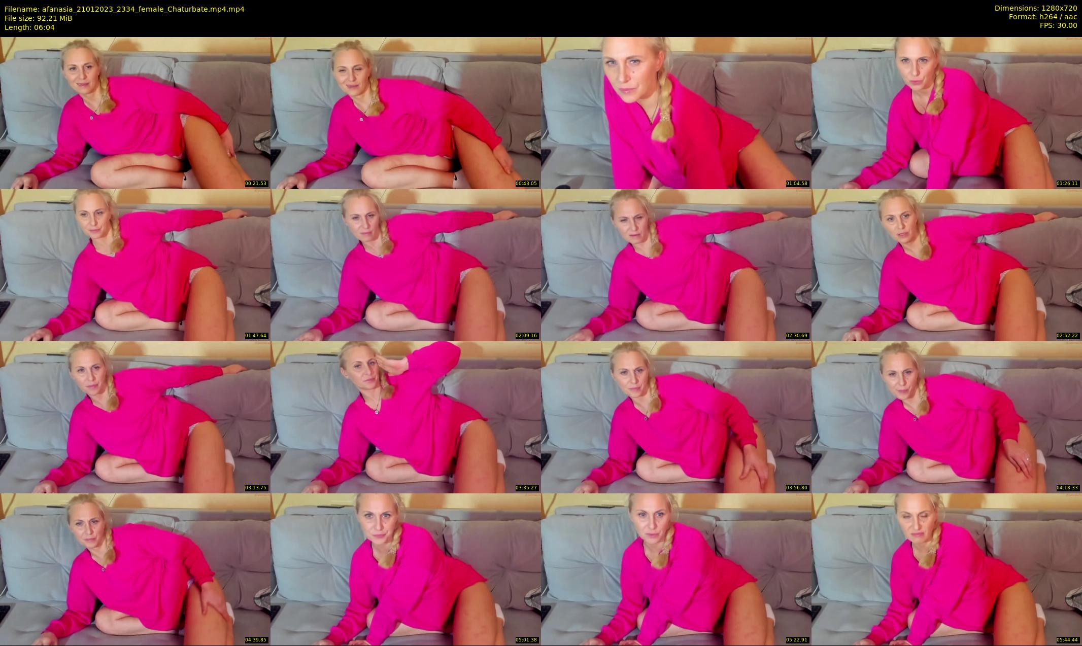 afanasia — 7 minute Chaturbate female cam show recording, 720p, Jan 21, 2023