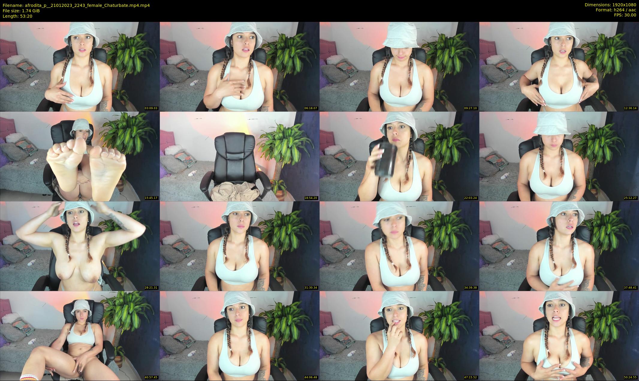 afrodita_p_ — 54 minute Chaturbate female cam show recording, 1080p, Jan 21, 2023