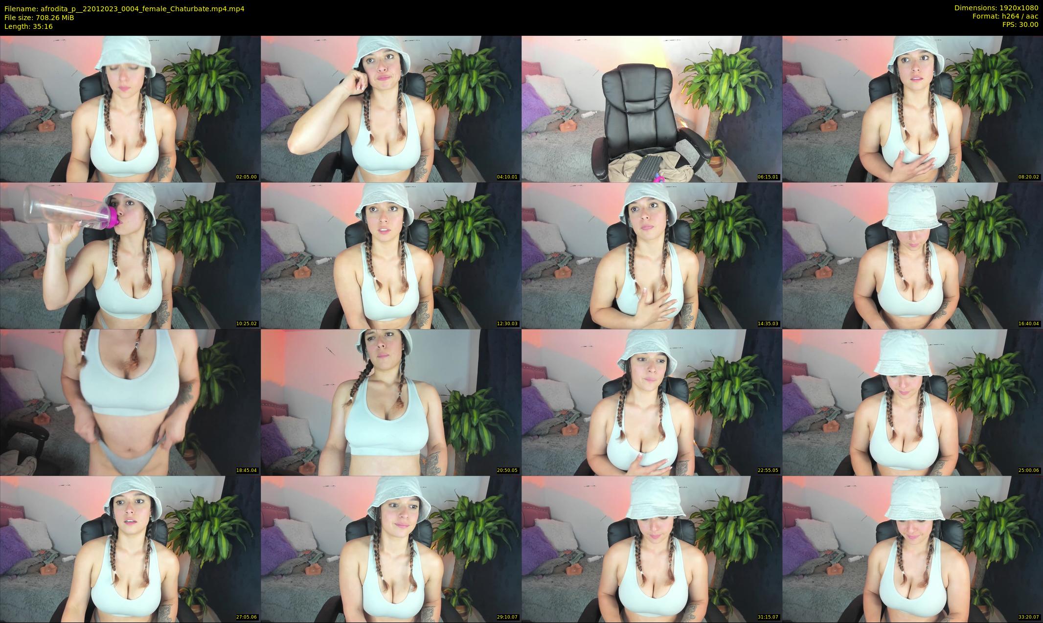 afrodita_p_ — 36 minute Chaturbate female cam show recording, 1080p, Jan 22, 2023