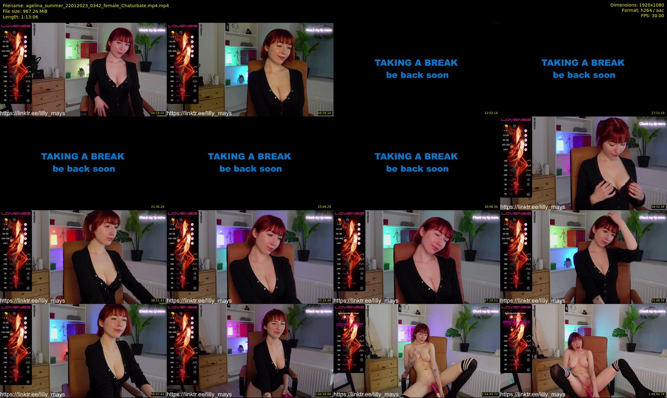 agelina_summer — 74 minute Chaturbate female cam show recording, 1080p, Jan 22, 2023