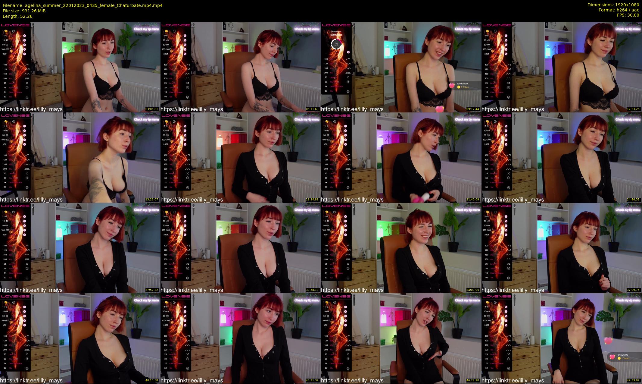 agelina_summer — 53 minute Chaturbate female cam show recording, 1080p, Jan 22, 2023