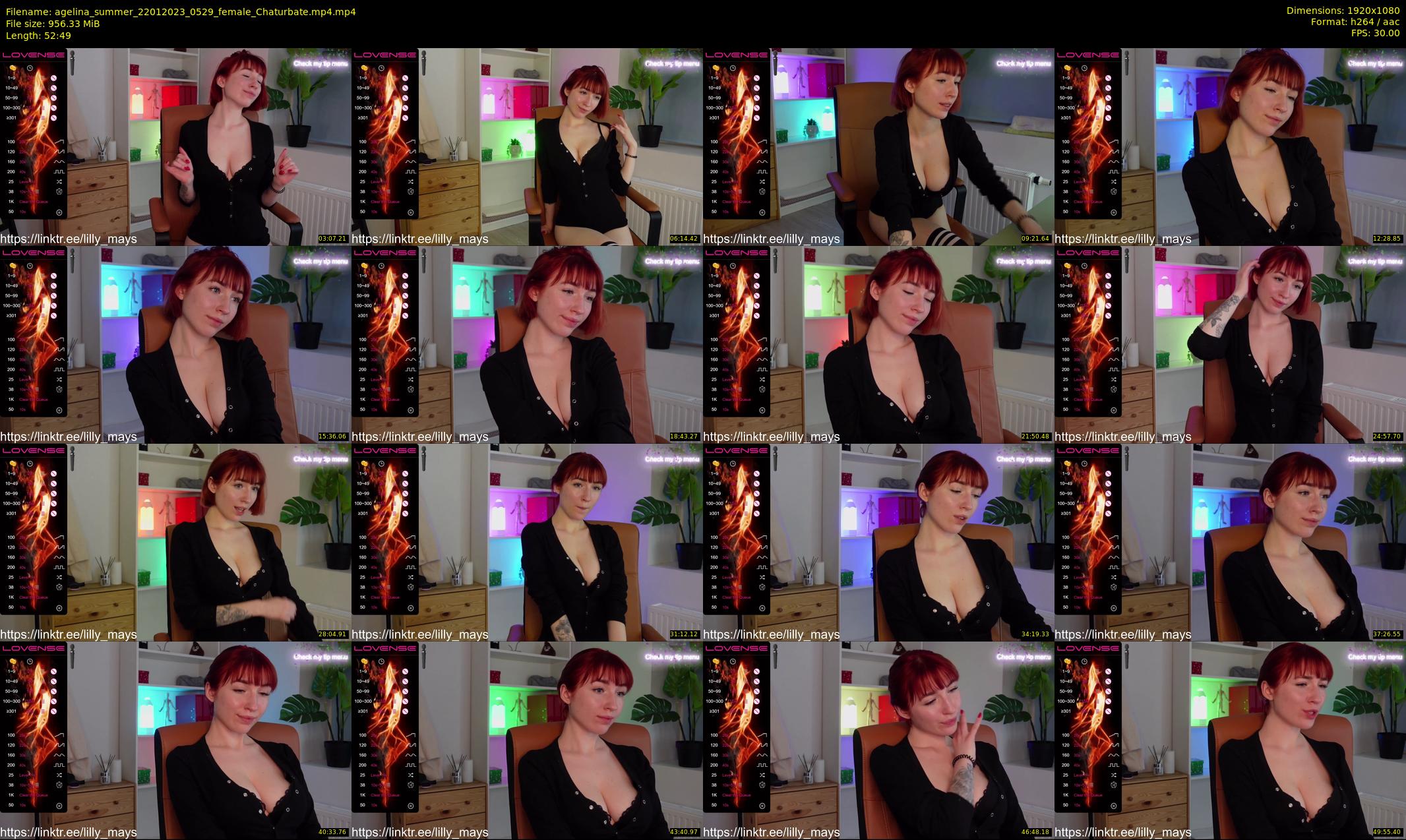 agelina_summer — 53 minute Chaturbate female cam show recording, 1080p, Jan 22, 2023