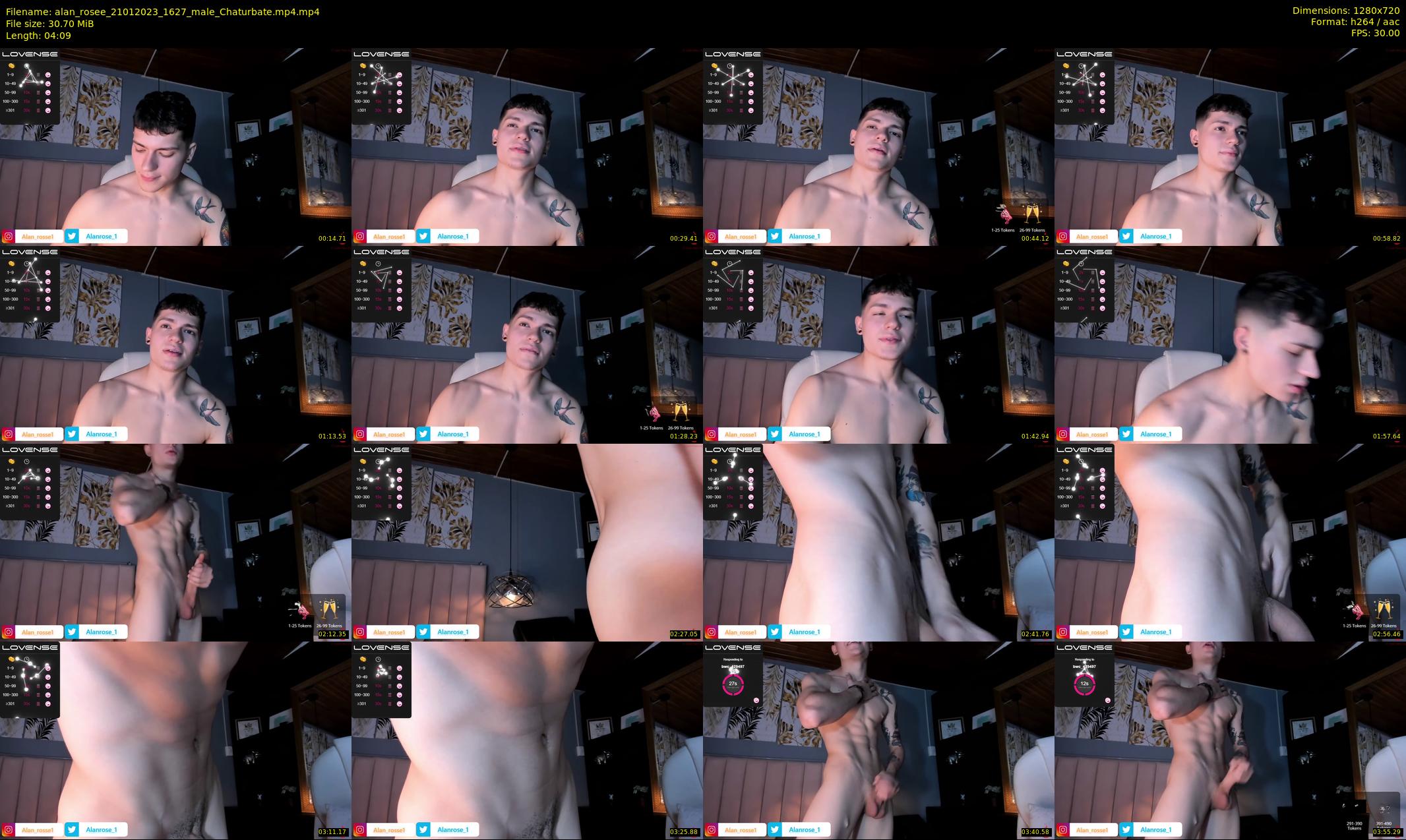 alan_rosee — 5 minute Chaturbate male cam show recording, 720p, Jan 21, 2023