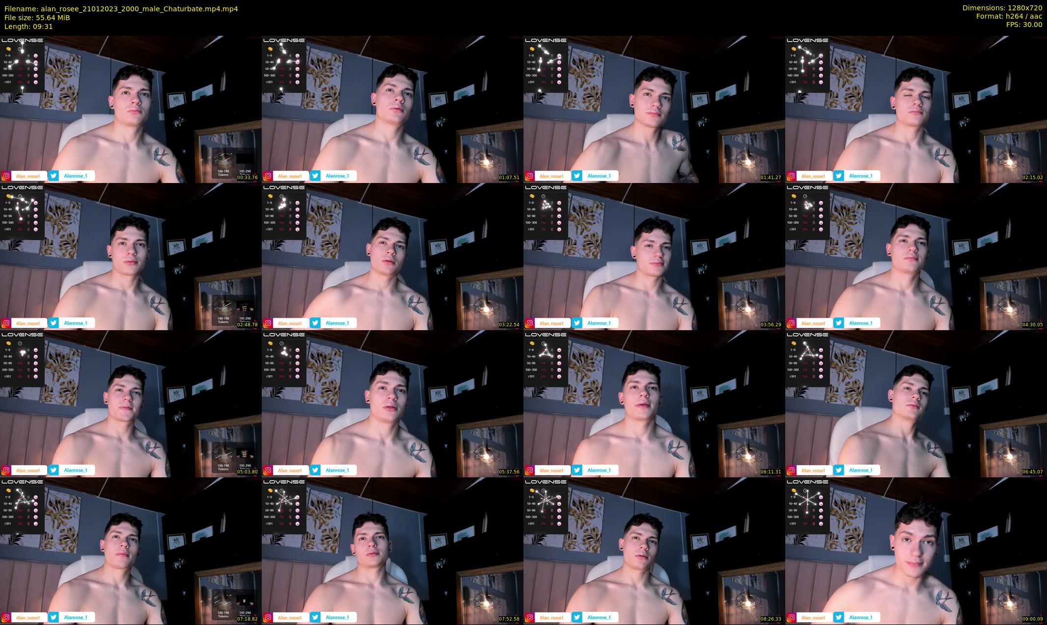 alan_rosee — 10 minute Chaturbate male cam show recording, 720p, Jan 21, 2023