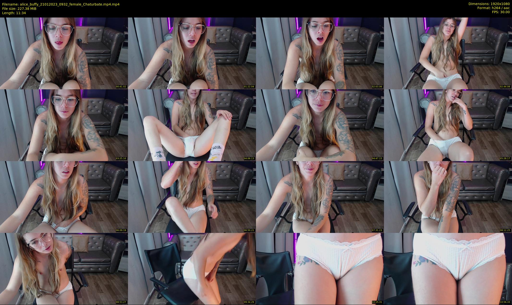alice_buffy — 12 minute Chaturbate female cam show recording, 1080p, Jan 21, 2023