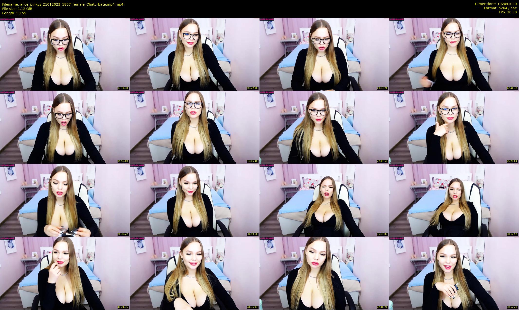 alice_pinkys — 54 minute Chaturbate female cam show recording, 1080p, Jan 21, 2023