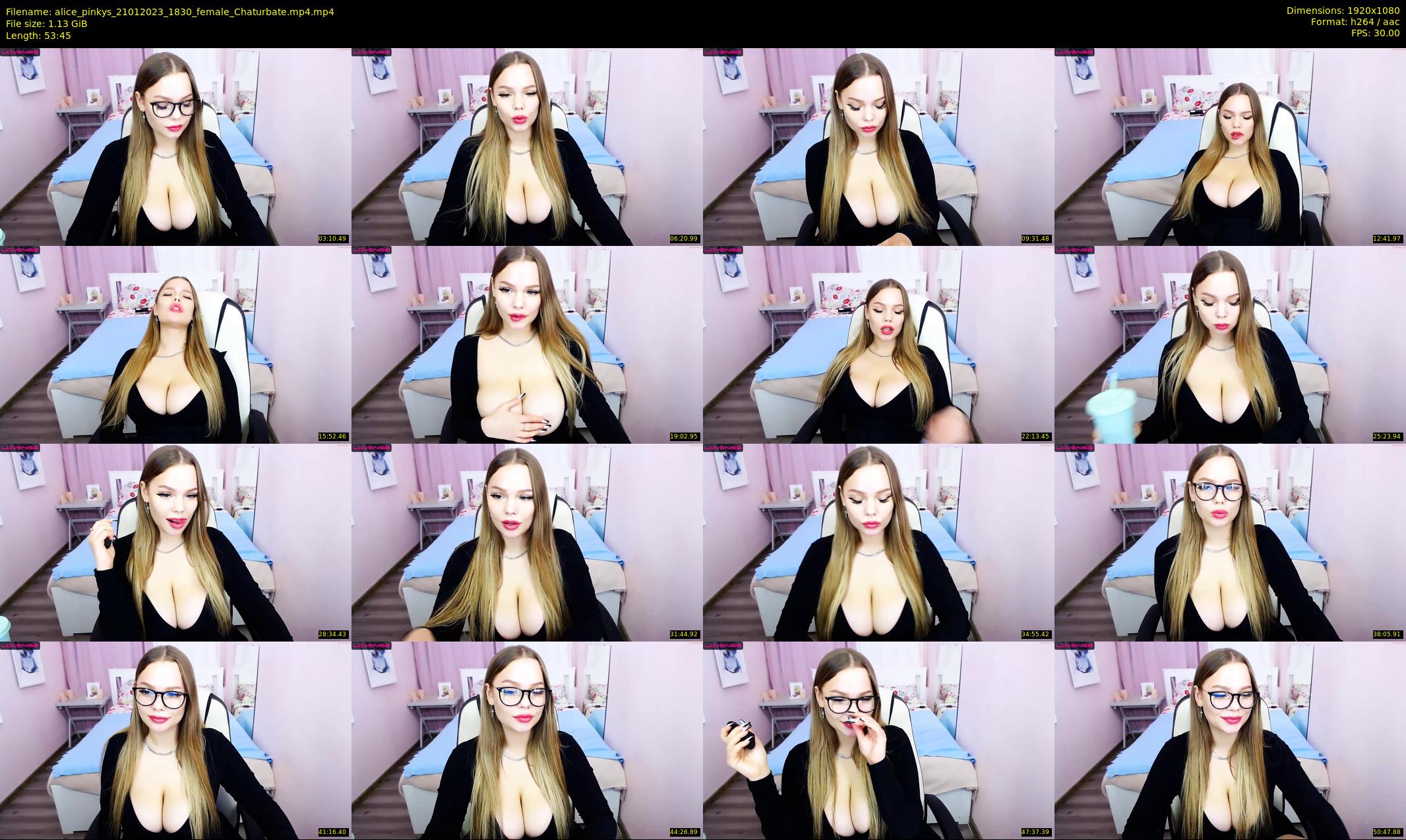 alice_pinkys — 54 minute Chaturbate female cam show recording, 1080p, Jan 21, 2023