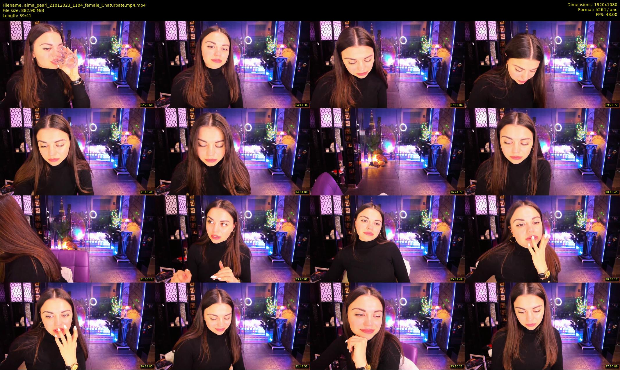 alma_pearl — 40 minute Chaturbate female cam show recording, 1080p, Jan 21, 2023