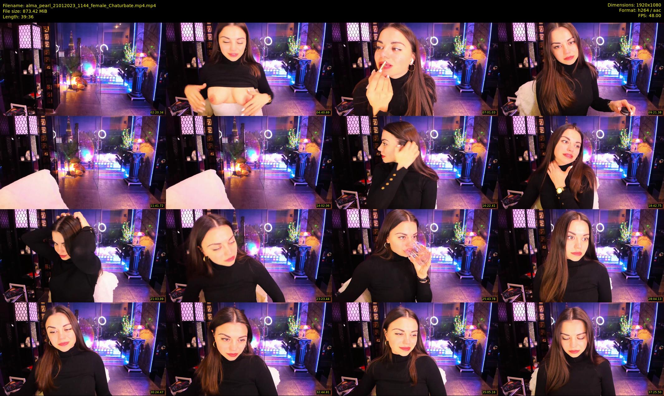 alma_pearl — 40 minute Chaturbate female cam show recording, 1080p, Jan 21, 2023