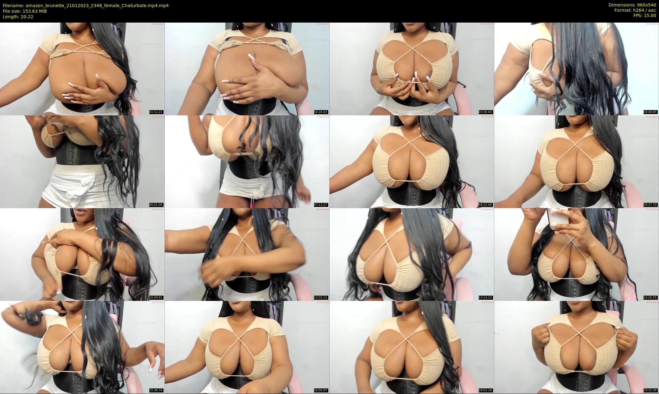amazon_brunette — 21 minute Chaturbate female cam show recording, 480p, Jan 21, 2023