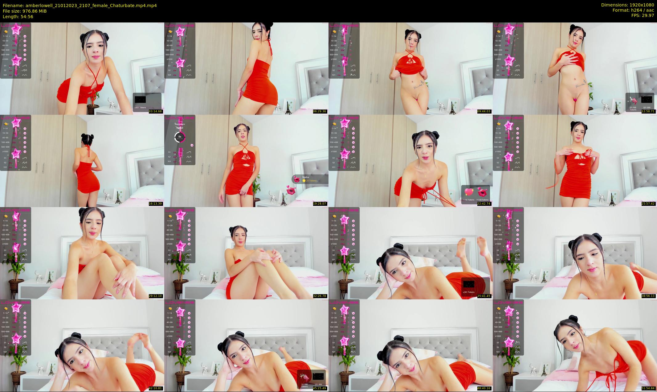 amberlowell — 55 minute Chaturbate female cam show recording, 1080p, Jan 21, 2023