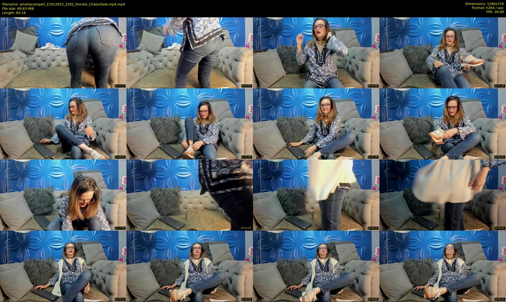 ameliacampell — 5 minute Chaturbate female cam show recording, 720p, Jan 21, 2023