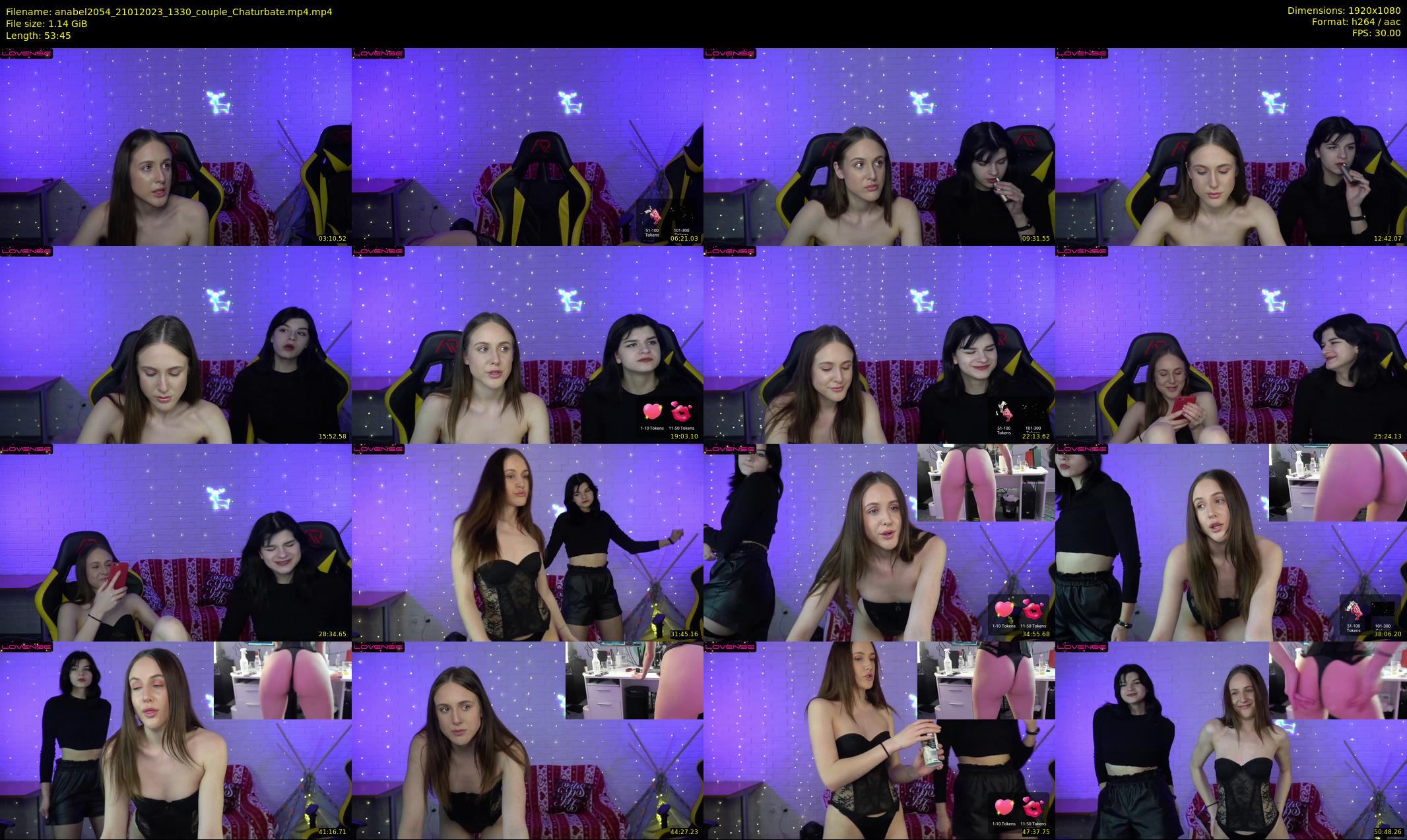 anabel2054 — 54 minute Chaturbate female cam show recording, 1080p, Jan 21, 2023