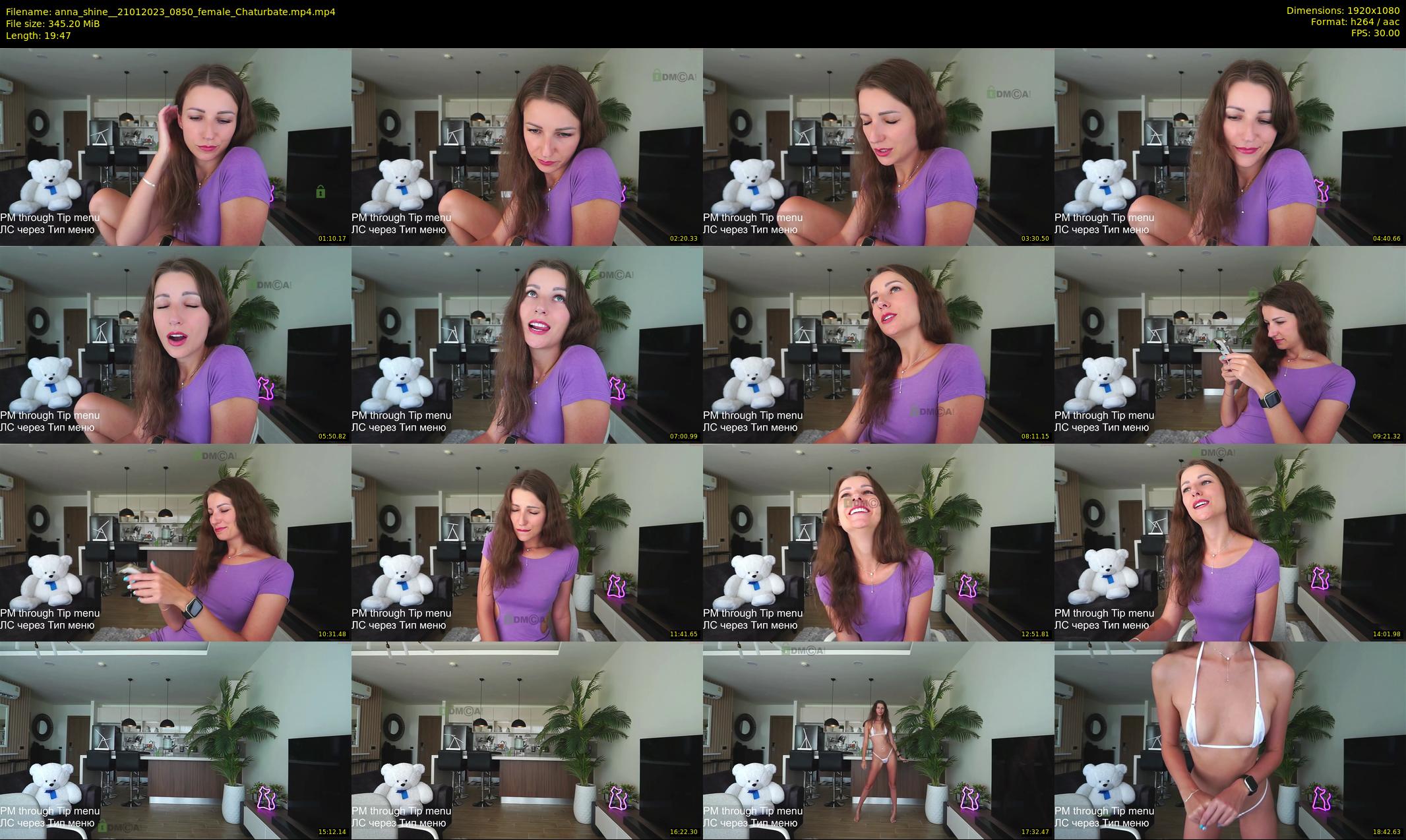 anna_shine_ — 20 minute Chaturbate female cam show recording, 1080p, Jan 21, 2023