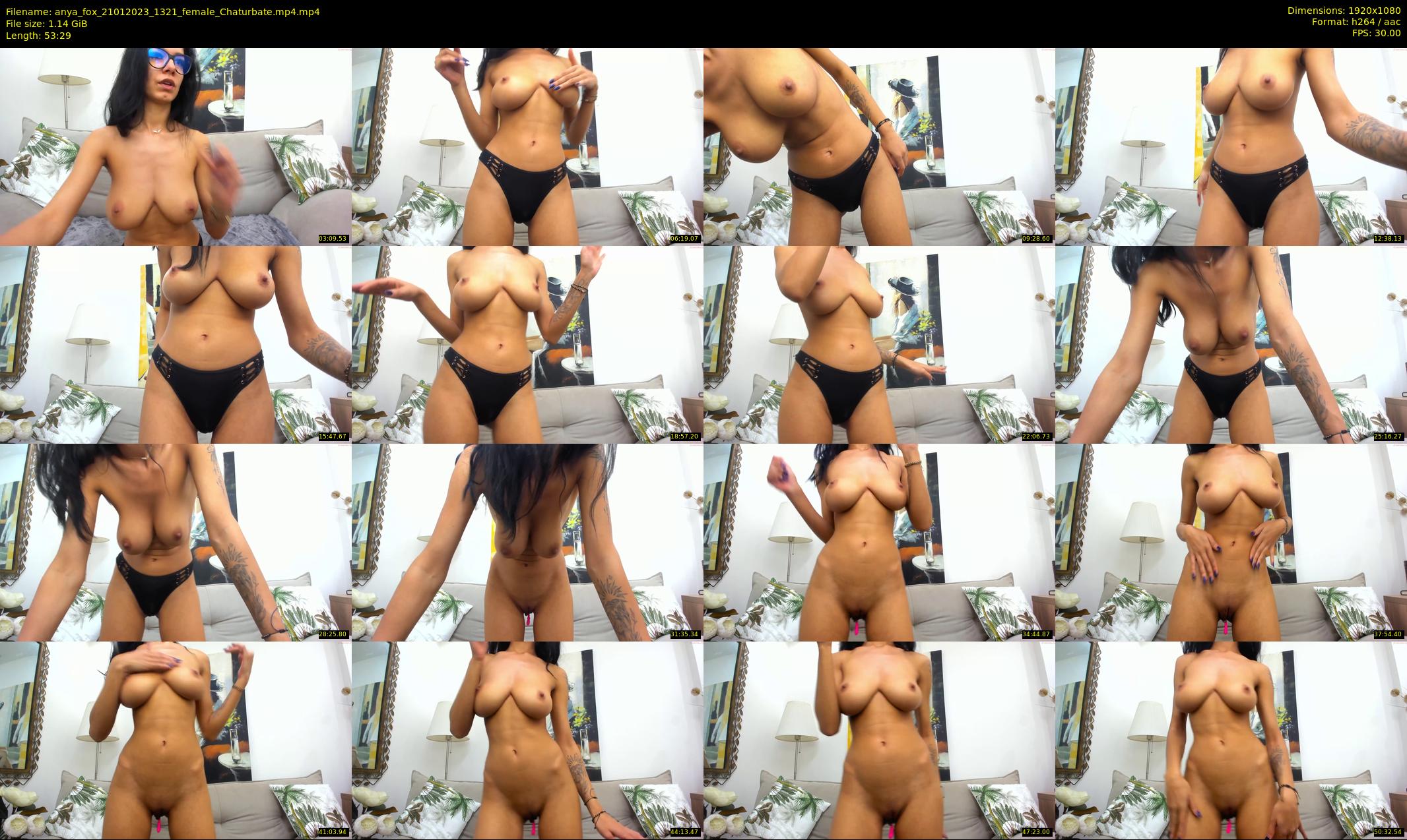 anya_fox — 54 minute Chaturbate female cam show recording, 1080p, Jan 21, 2023