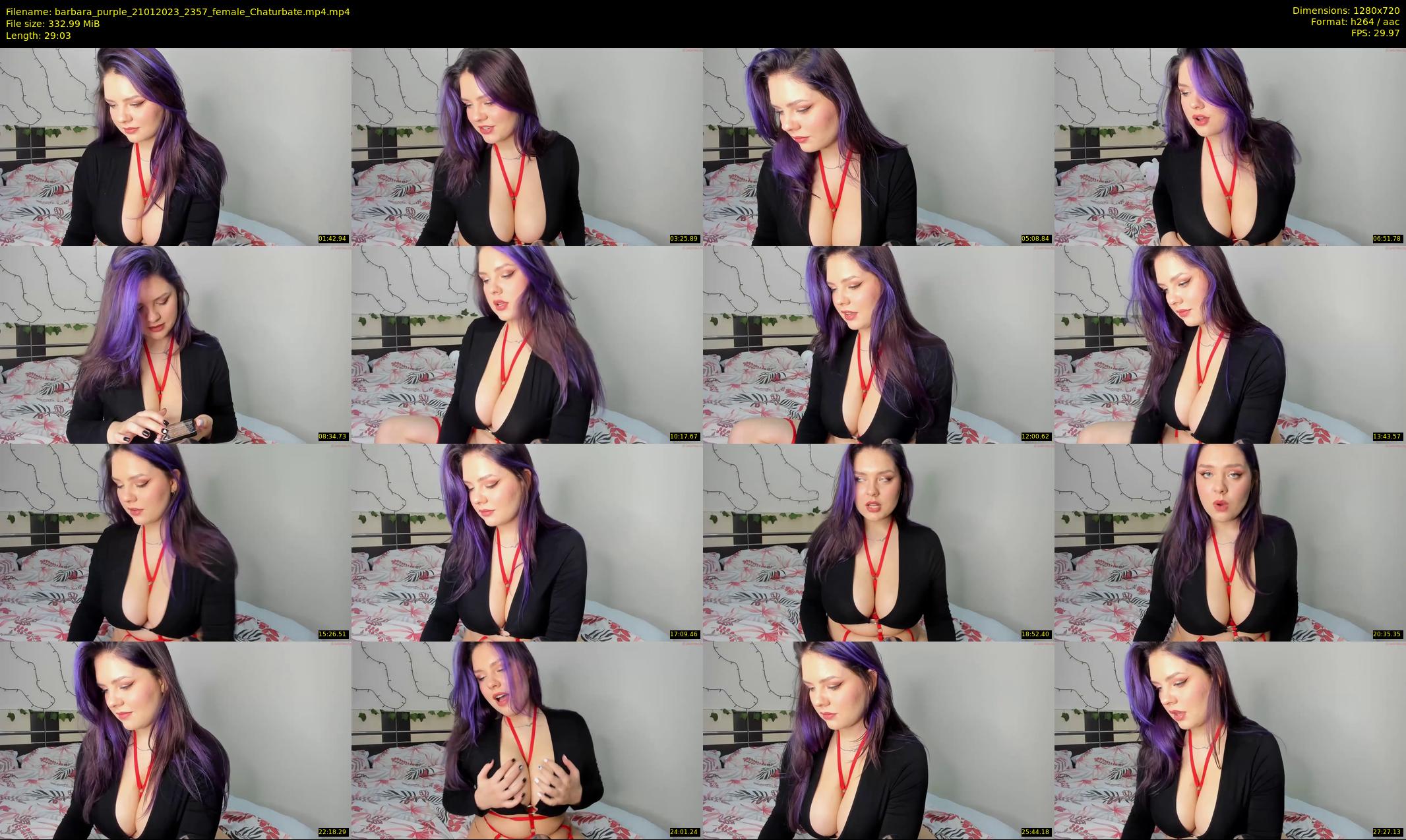 barbara_purple — 30 minute Chaturbate female cam show recording, 720p, Jan 21, 2023